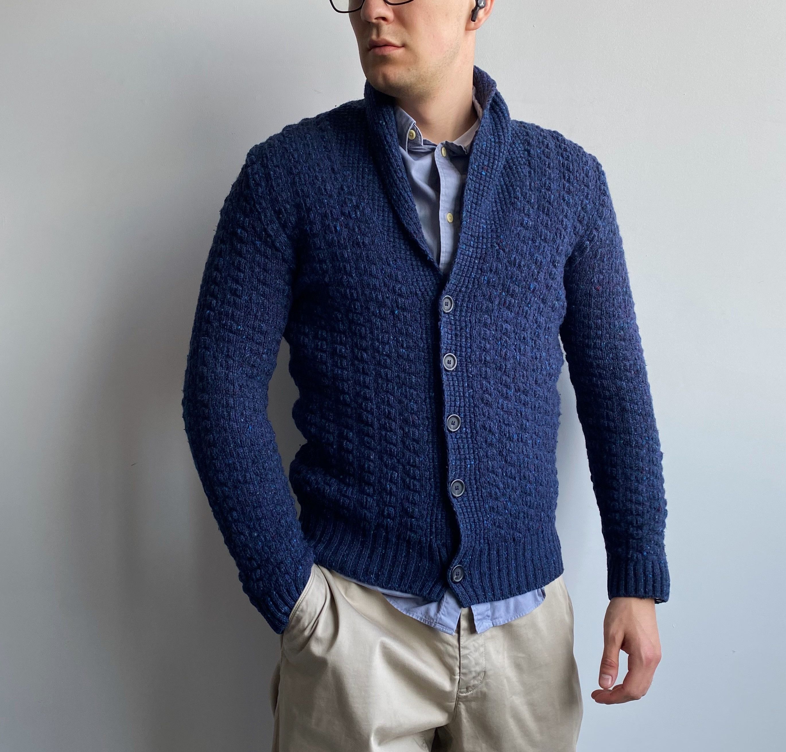 Inis Meain Inis Meain Cable-Knit Merino Wool Cardigan Size US S / EU 44-46 / 1 - 5 Thumbnail