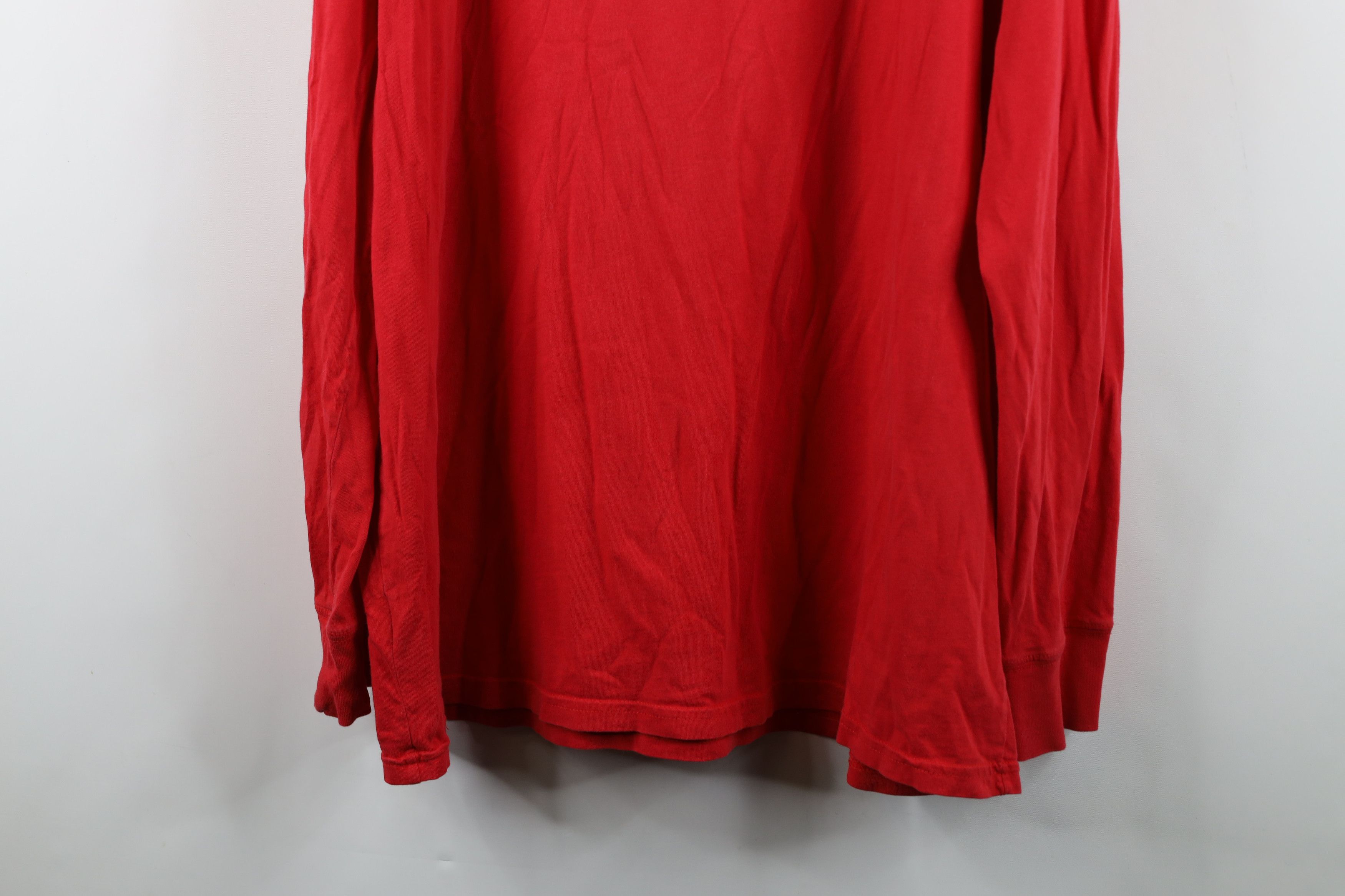 The North Face Vintage Y2K The North Face Box Logo Long Sleeve T-Shirt Red Size US XXL / EU 58 / 5 - 13 Thumbnail