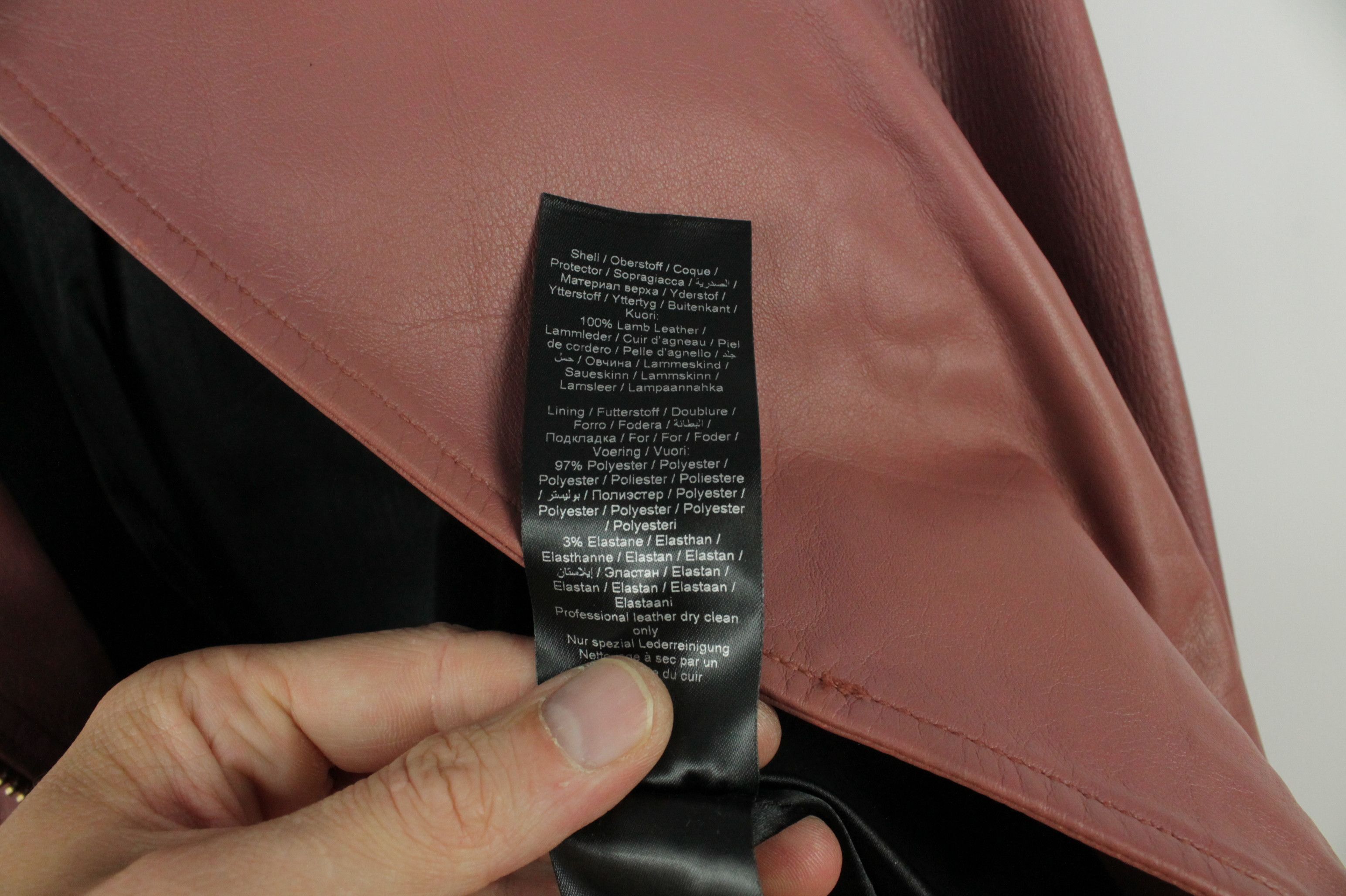 Gestuz Gestuz Edelly Colar Leather Biker Women's Belted Jacket Size L / US 10 / IT 46 - 10 Thumbnail