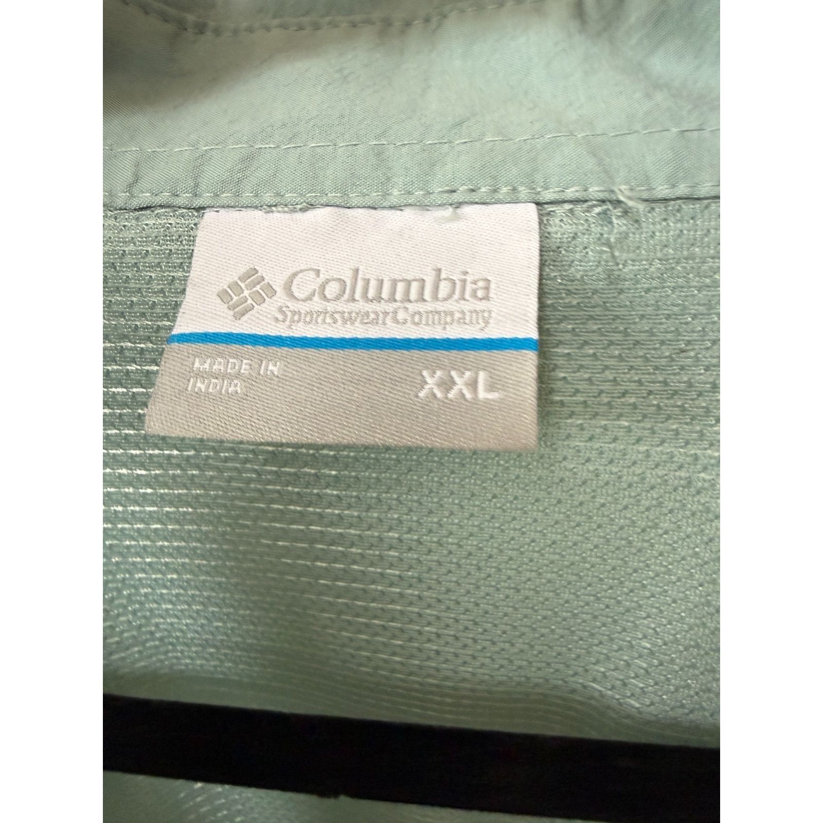 Columbia Columbia Womens XXL Button Up Shirt Green Relaxed Fit 1117 Size XXL / US 16-18 / IT 52-54 - 2 Thumbnail
