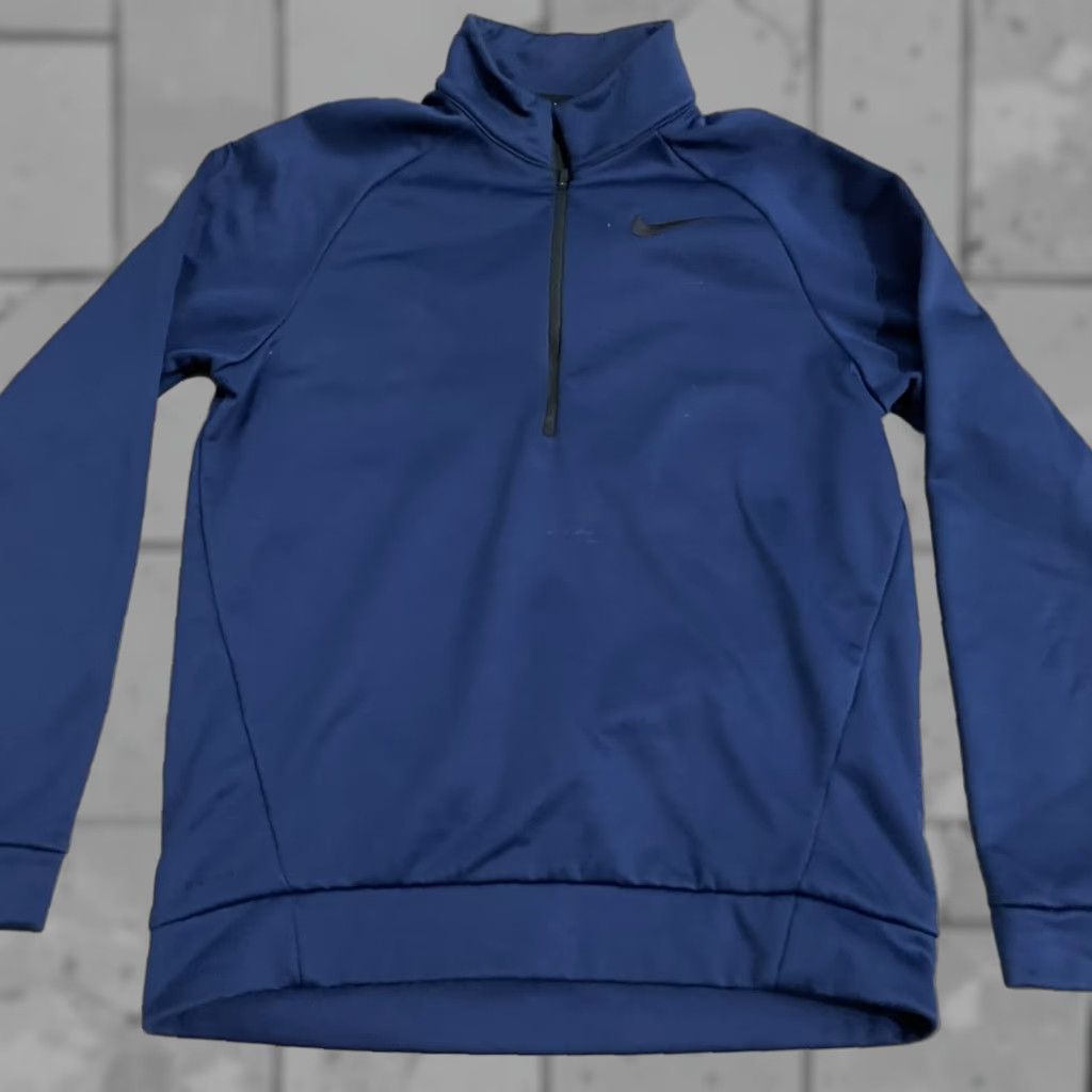 Nike Nike Dri-Fit Half Zip Pullover Shirt Mens Size S Navy Blue Size US S / EU 44-46 / 1 - 1 Thumbnail