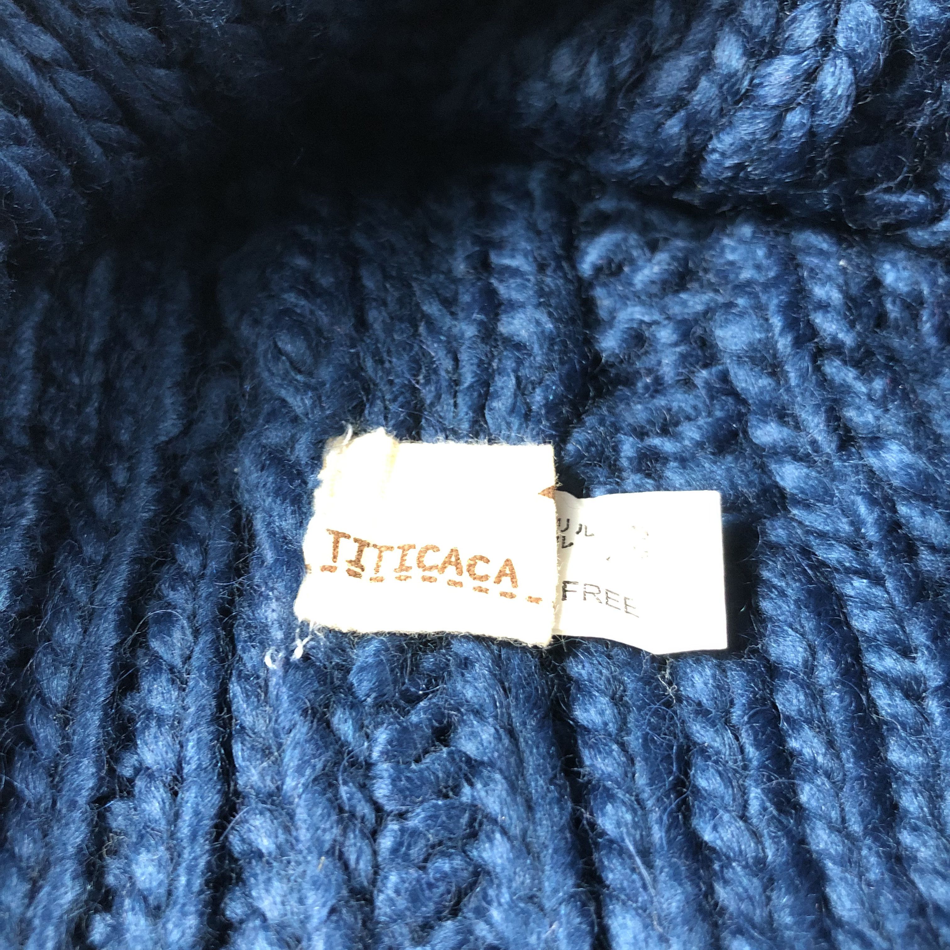Vintage TITICACA Cable Knit Beanie Snowcap Snow Hat B1042 Size ONE SIZE - 5 Thumbnail