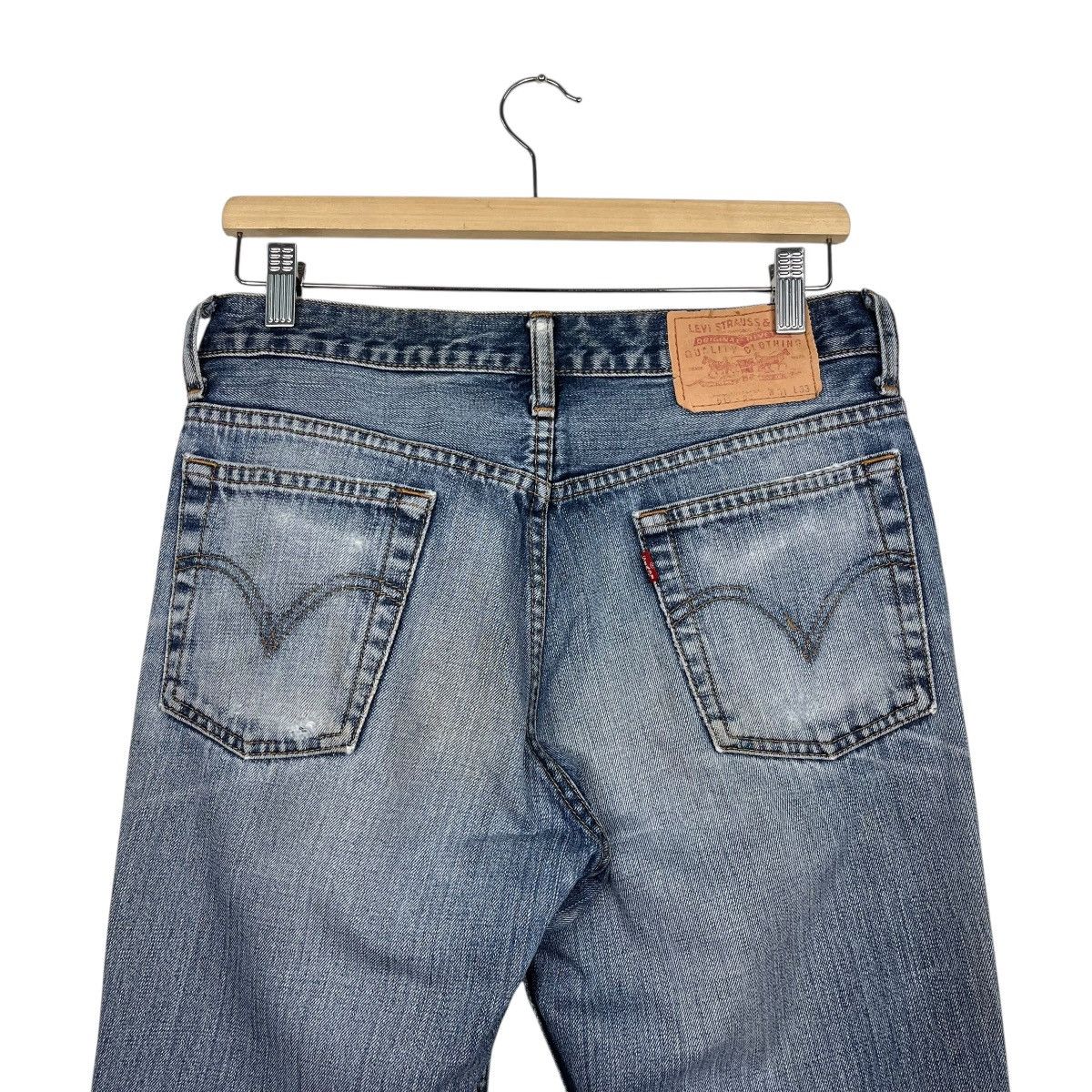 Levi's Vintage Levis Disressed Flare Denim Jeans Size US 30 / EU 46 - 6 Thumbnail