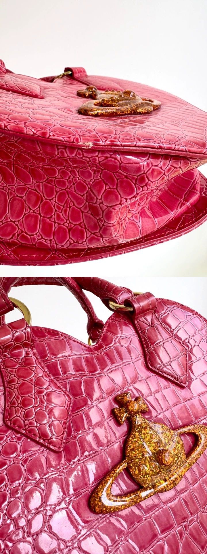 Vivienne Westwood Vivienne Westwood size os Pink alligator leather paint plas Size ONE SIZE - 8 Thumbnail
