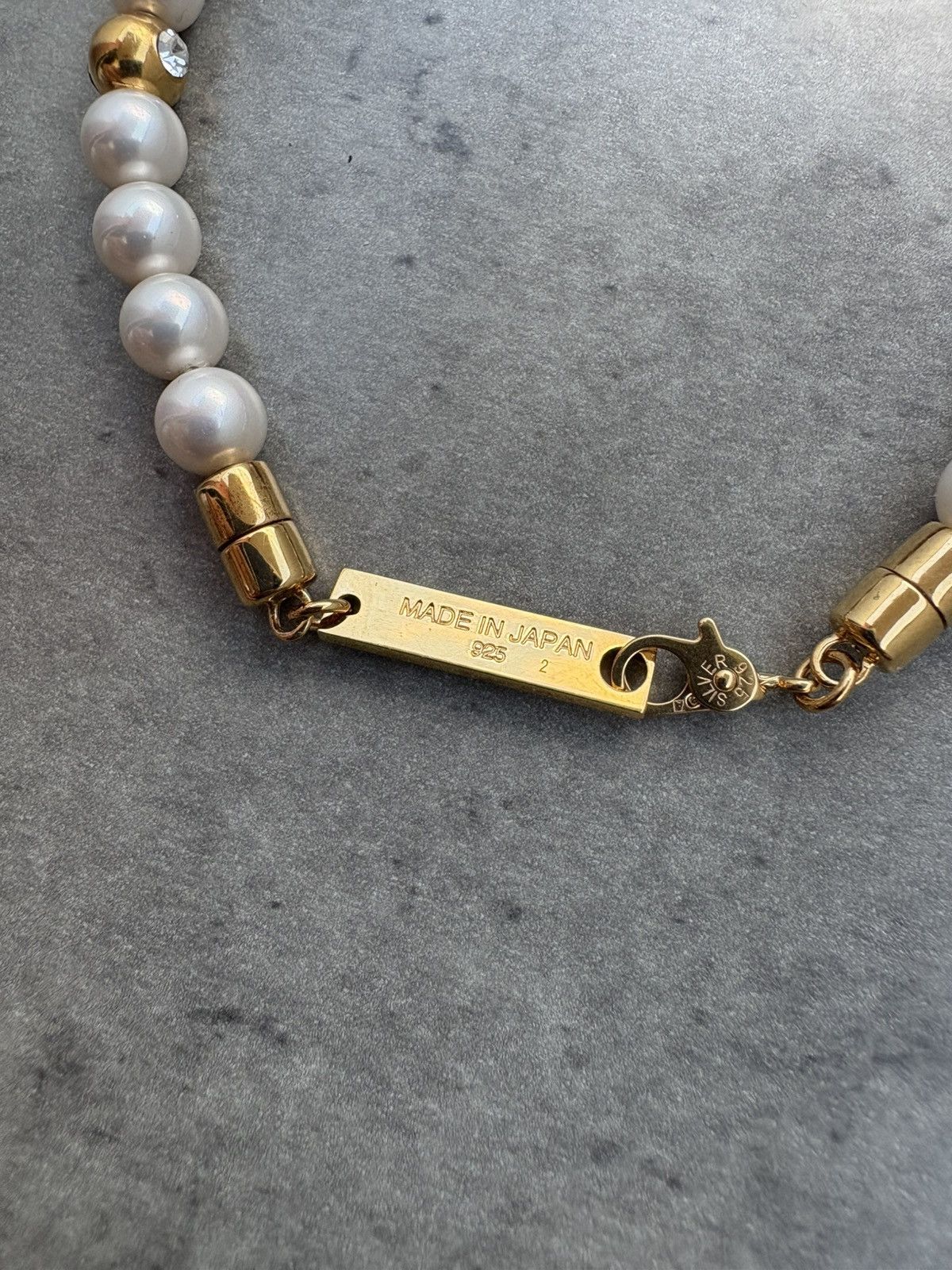 Ambush Design Ambush Pearl Letterblock Bracelet Gold Size ONE SIZE - 7 Thumbnail