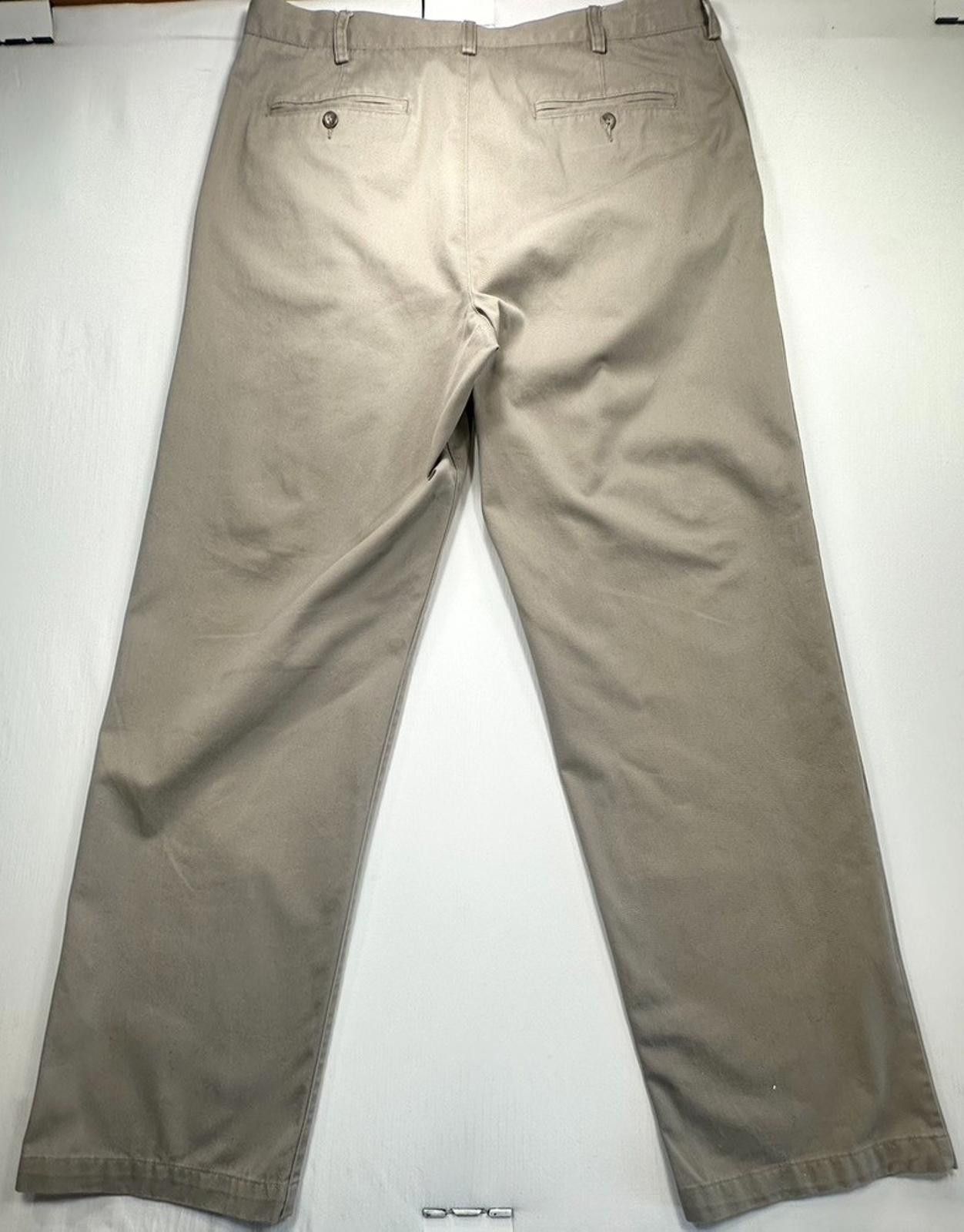 Merona Merona 100% Cotton Pleated Chinos Khaki Men's 38/34 Size US 38 / EU 54 - 1 Thumbnail