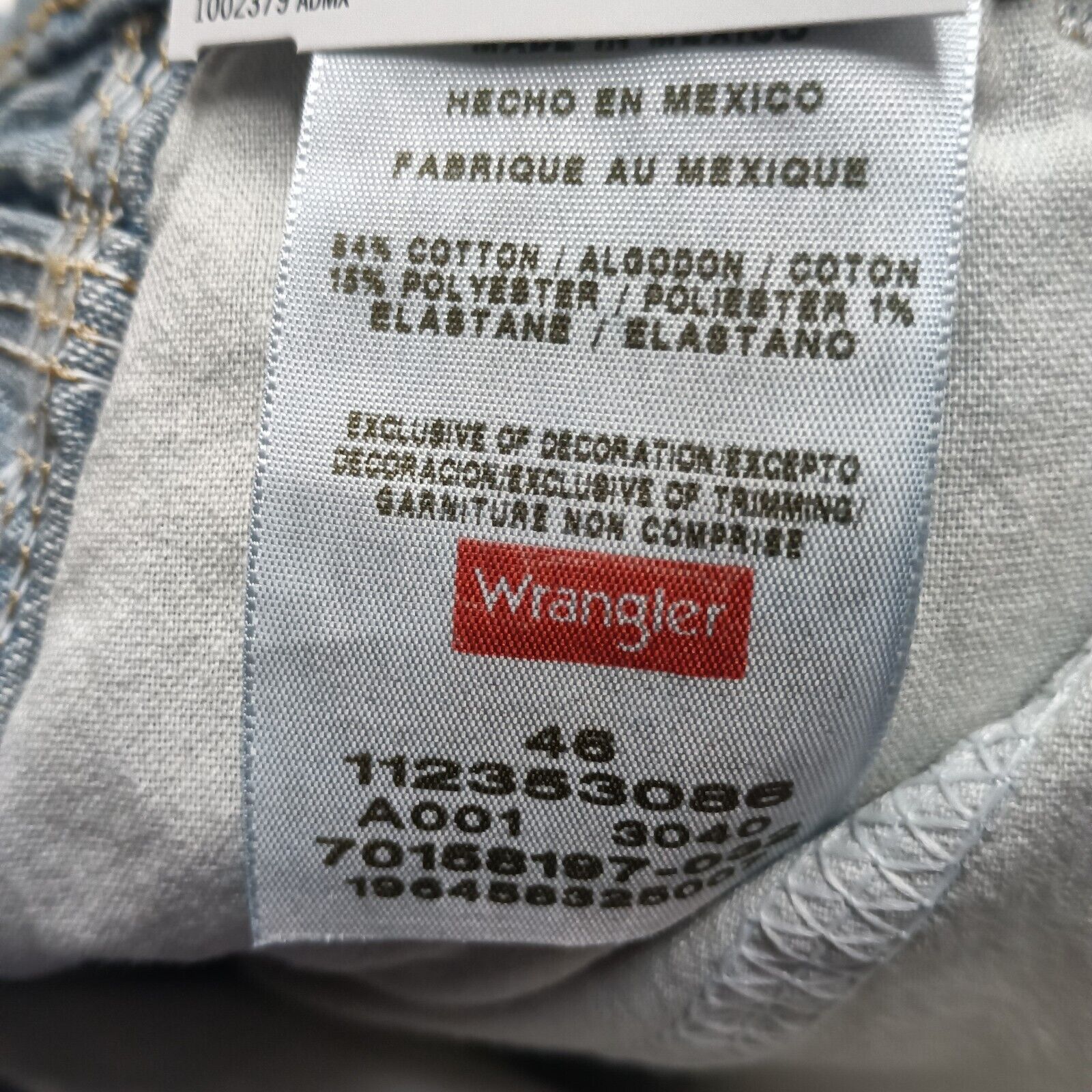 Wrangler Wrangler Carpenter Flex Denim Shorts Men's 46 Light Blue Size US 44 / EU 60 - 3 Thumbnail