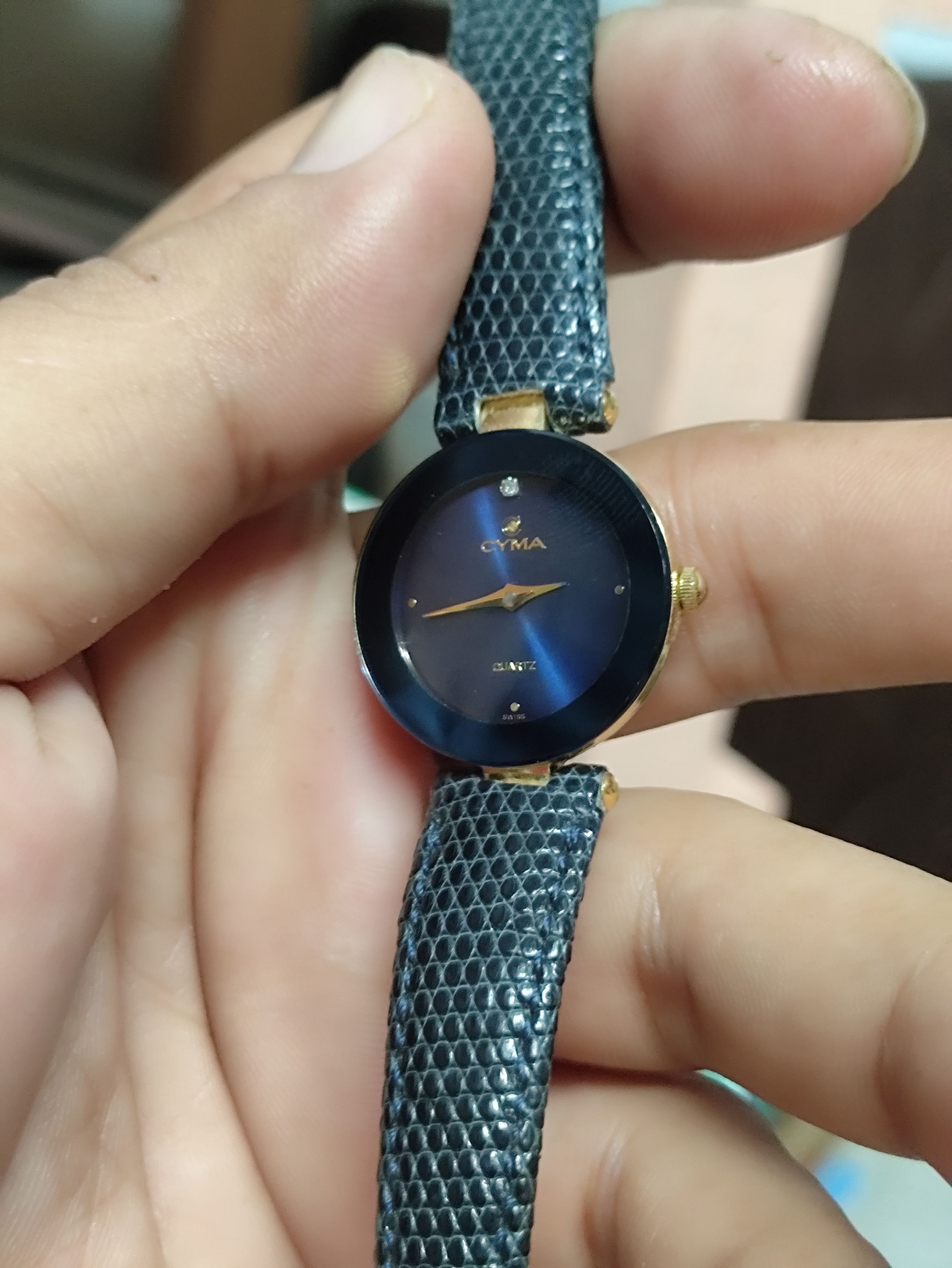 Designer × Vintage CYMA WATCH LTD (LS LOCLE SWITZERLAND) QUARTZ 906 (950123) Size ONE SIZE - 3 Thumbnail