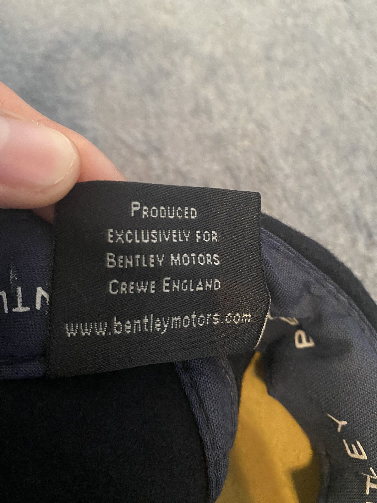 Melton Wool Bentley Motors Baseball Hat
