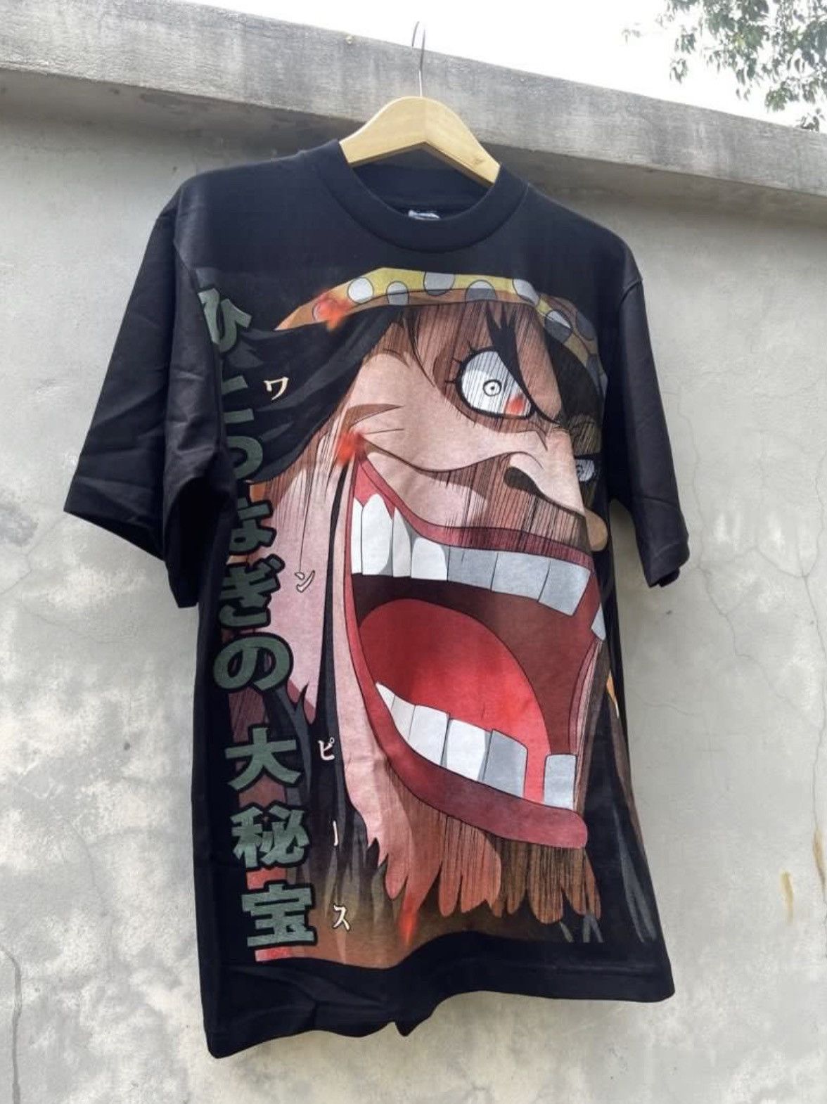 image of One Piece “4 Emperors Tee” in Black, Men's (Size Large)