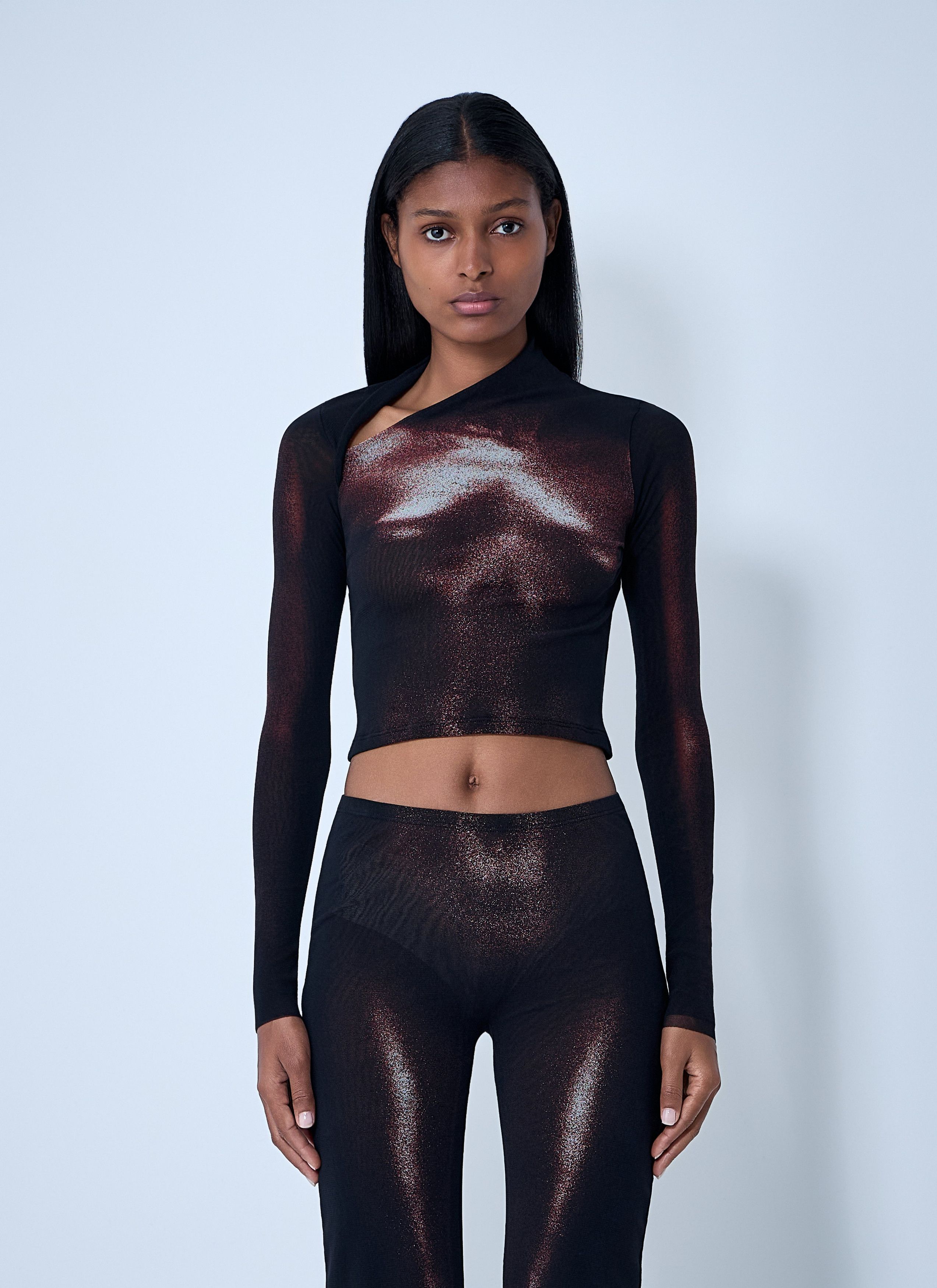 Jean Paul Gaultier Wood Mesh Top Size XS / US 0-2 / IT 36-38 - 1 Thumbnail