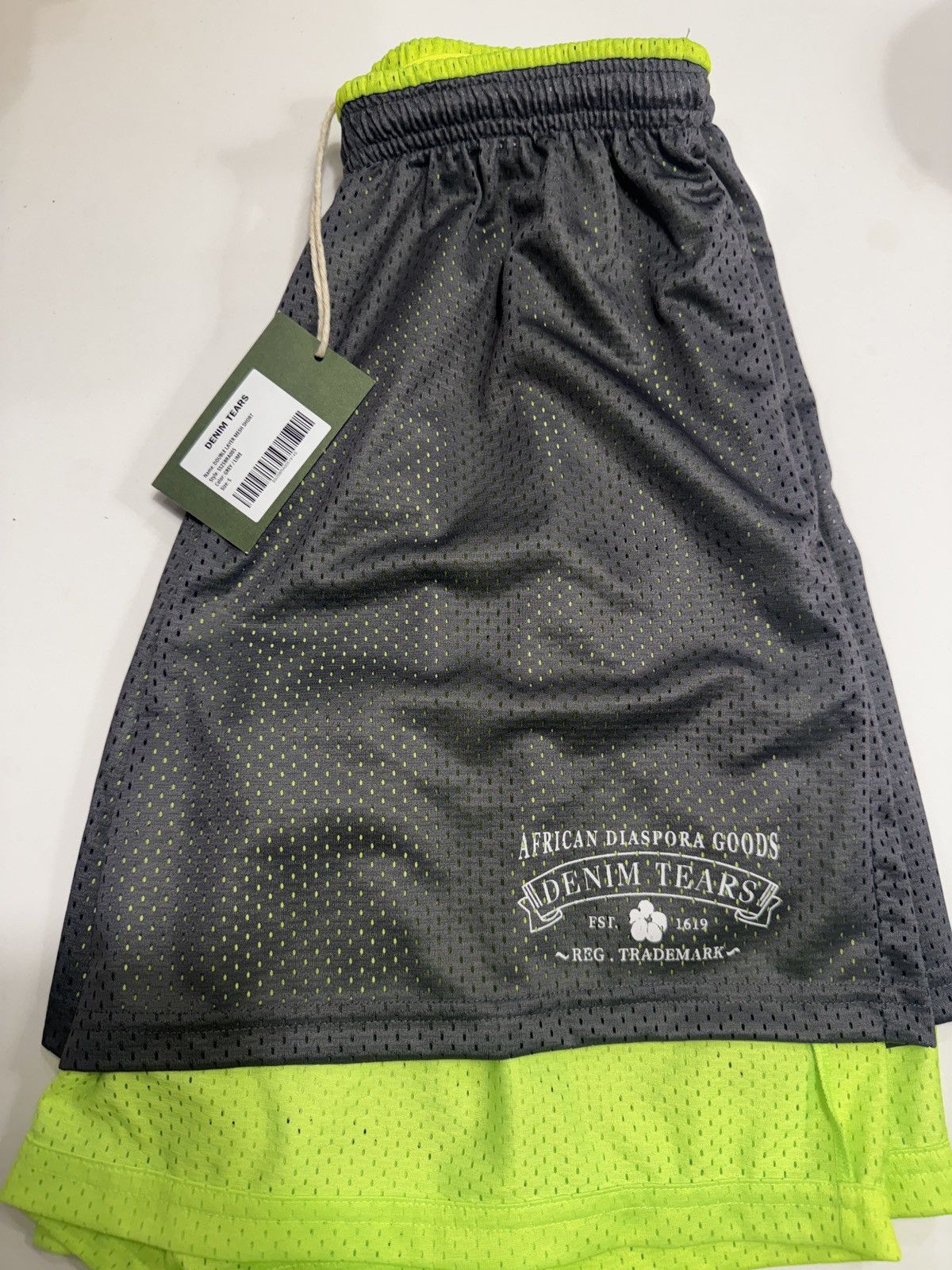 DENIM TEARS Denim Tears ADG Double Layer Mesh Shorts Size- S Size US 32 / EU 48 - 2 Thumbnail