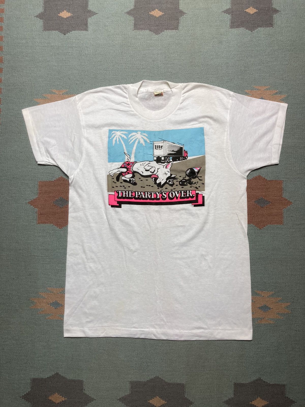 Vintage 80s graphic t shirt spuds Mackenzie party’s over beer NOS XL Size US XL / EU 56 / 4 - 1 Thumbnail