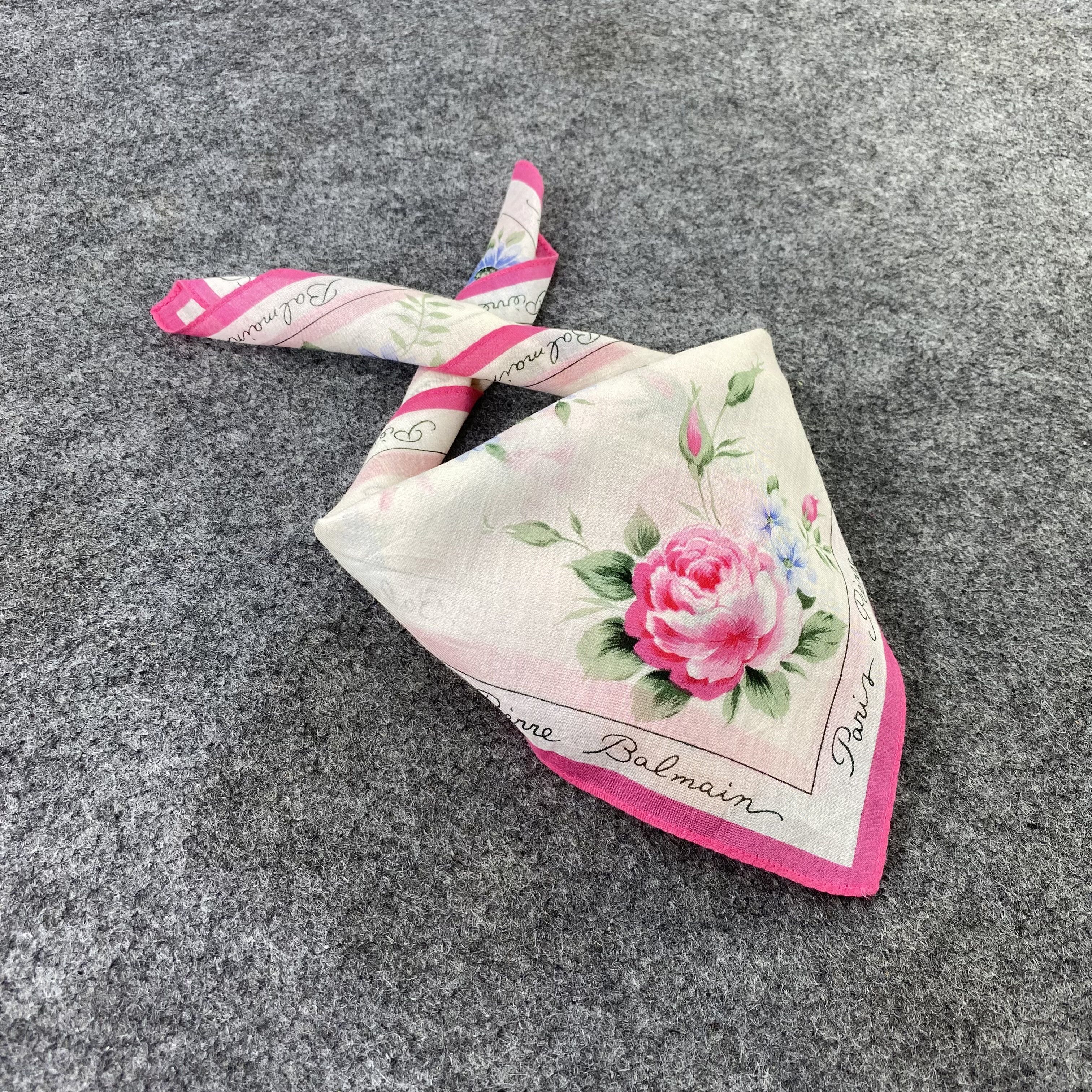 Pierre Balmain Pierre Balmain Handkerchief / Bandana / Neckerchief-B1063 Size ONE SIZE - 1 Thumbnail
