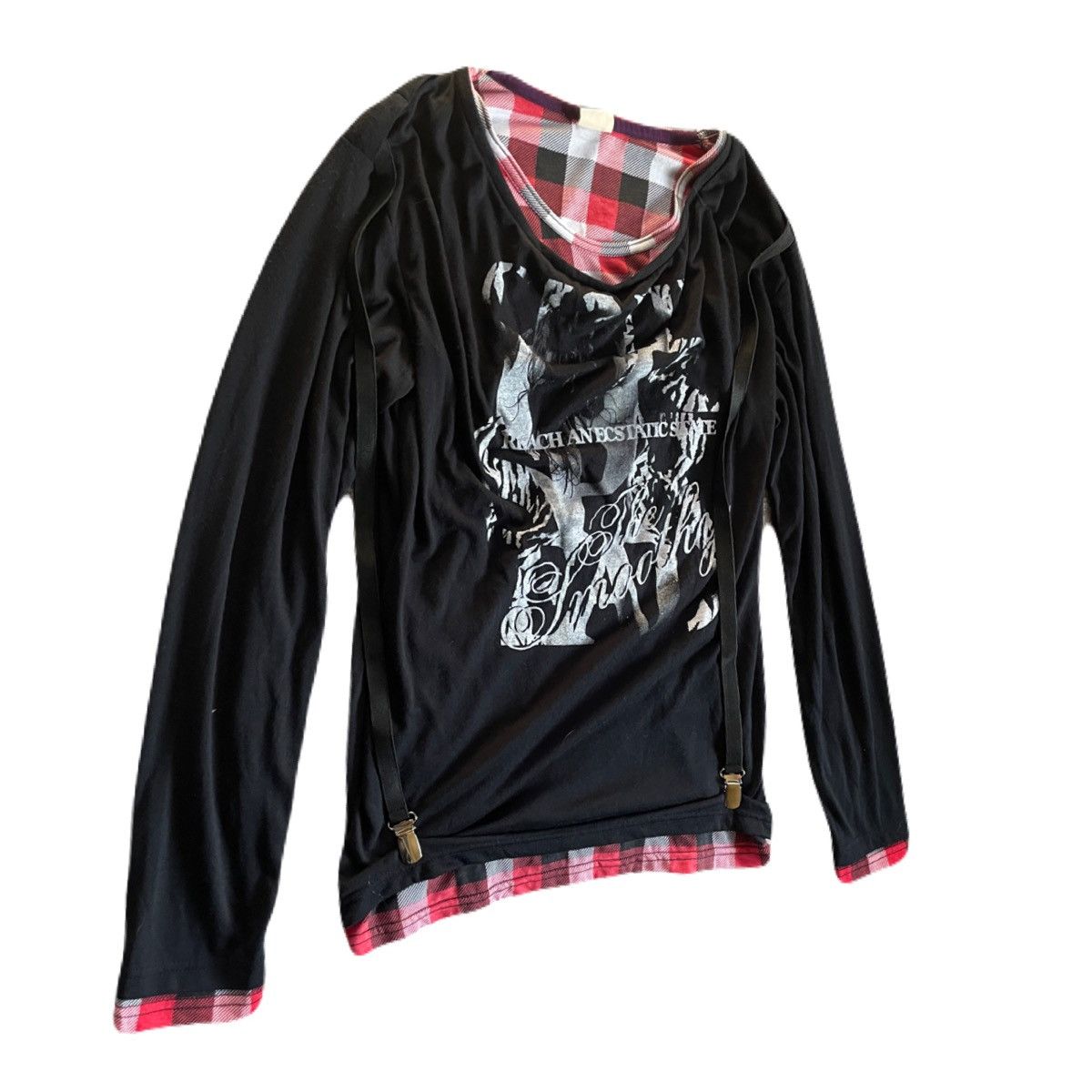 If Six Was Nine 2000s Japanese archive Layered Poem Bondage Long Sleeve Tee Size US S / EU 44-46 / 1 - 3 Thumbnail