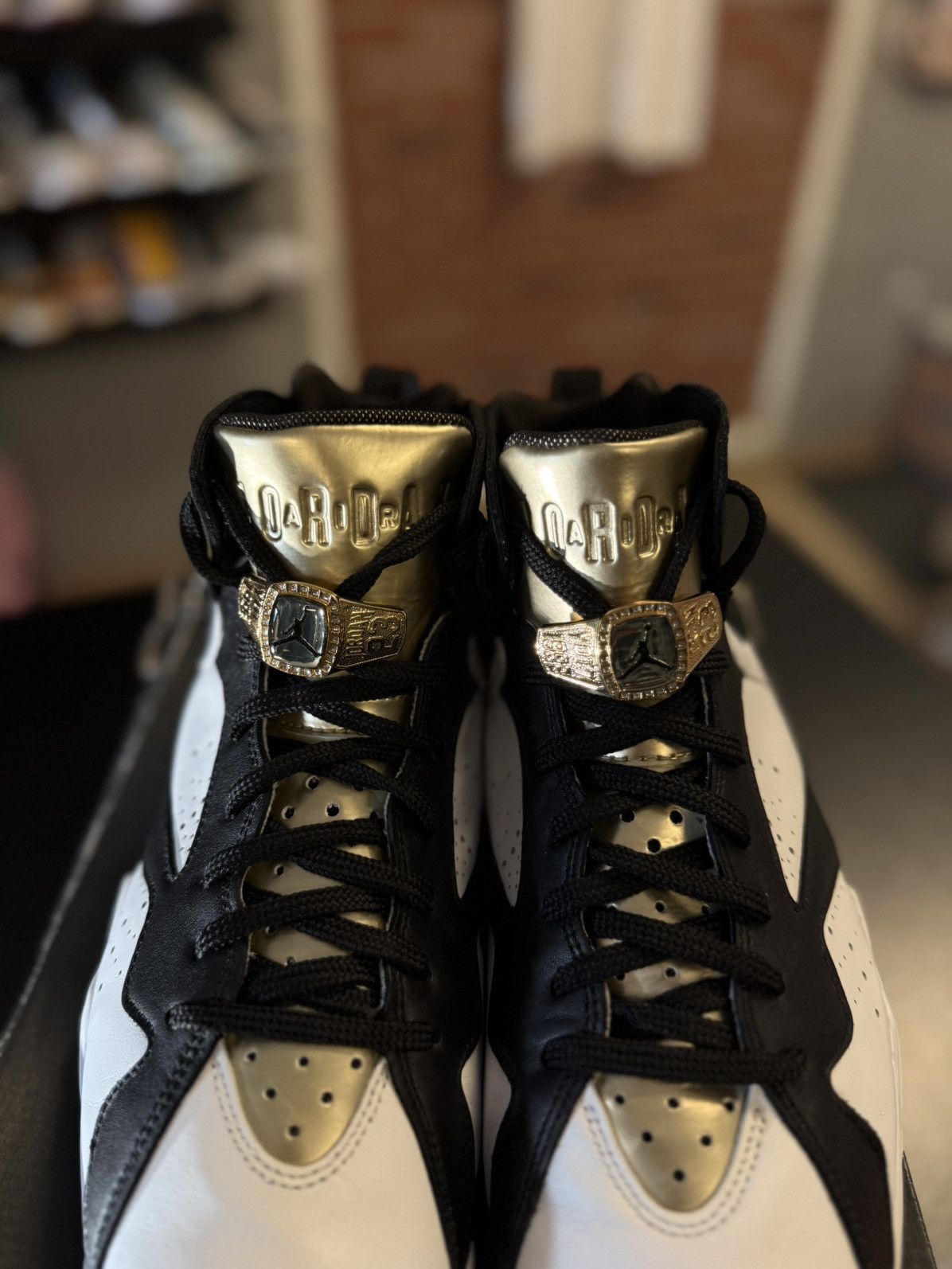 Jordan Brand × Nike Jordan 7 Championship Pack Champagne Size 10.5 (2015) Size US 10.5 / EU 43-44 - 12 Thumbnail
