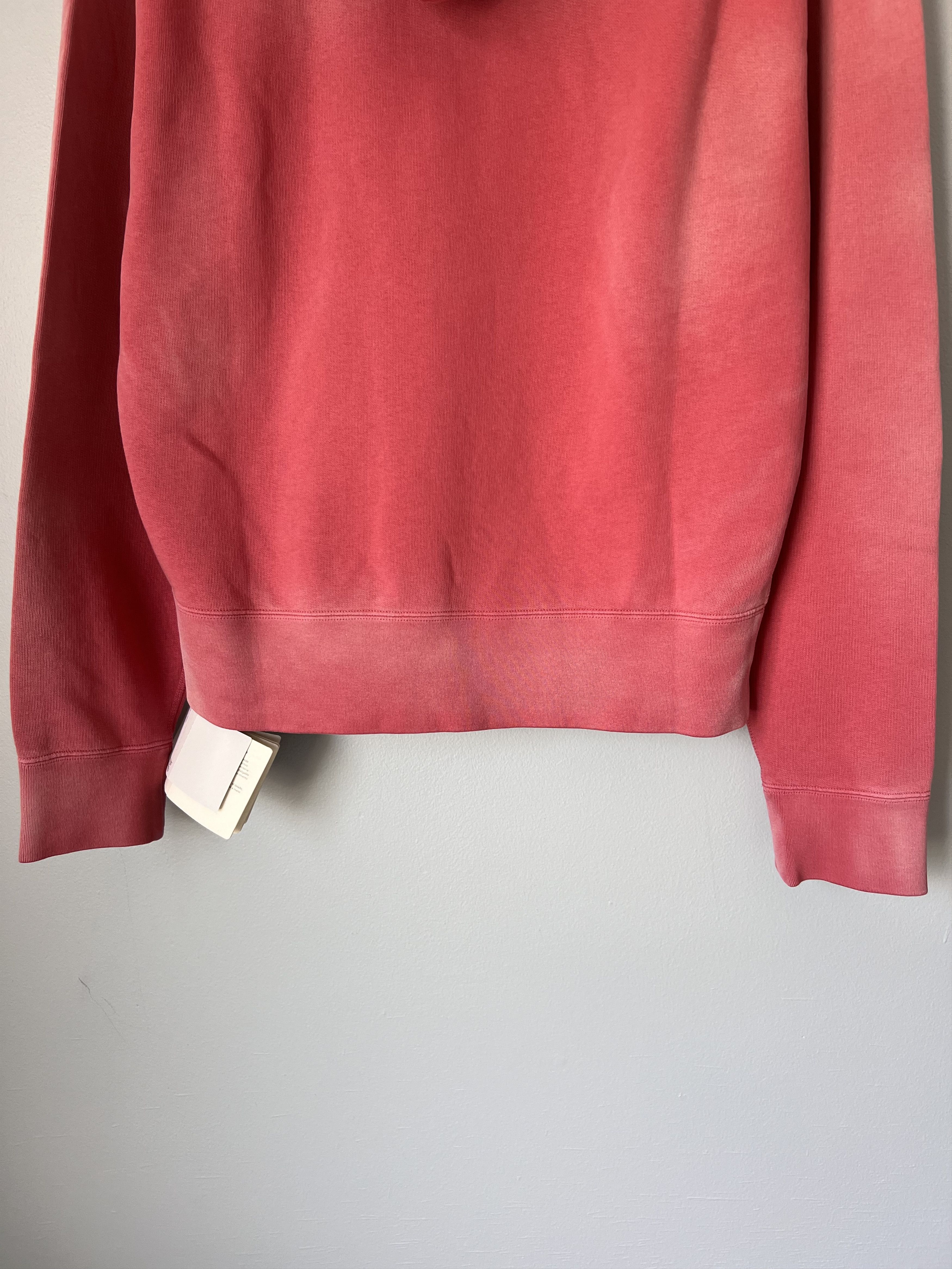 Loewe Loewe Slim Fit Washed Hoodie in Washed Pink Size US M / EU 48-50 / 2 - 8 Thumbnail