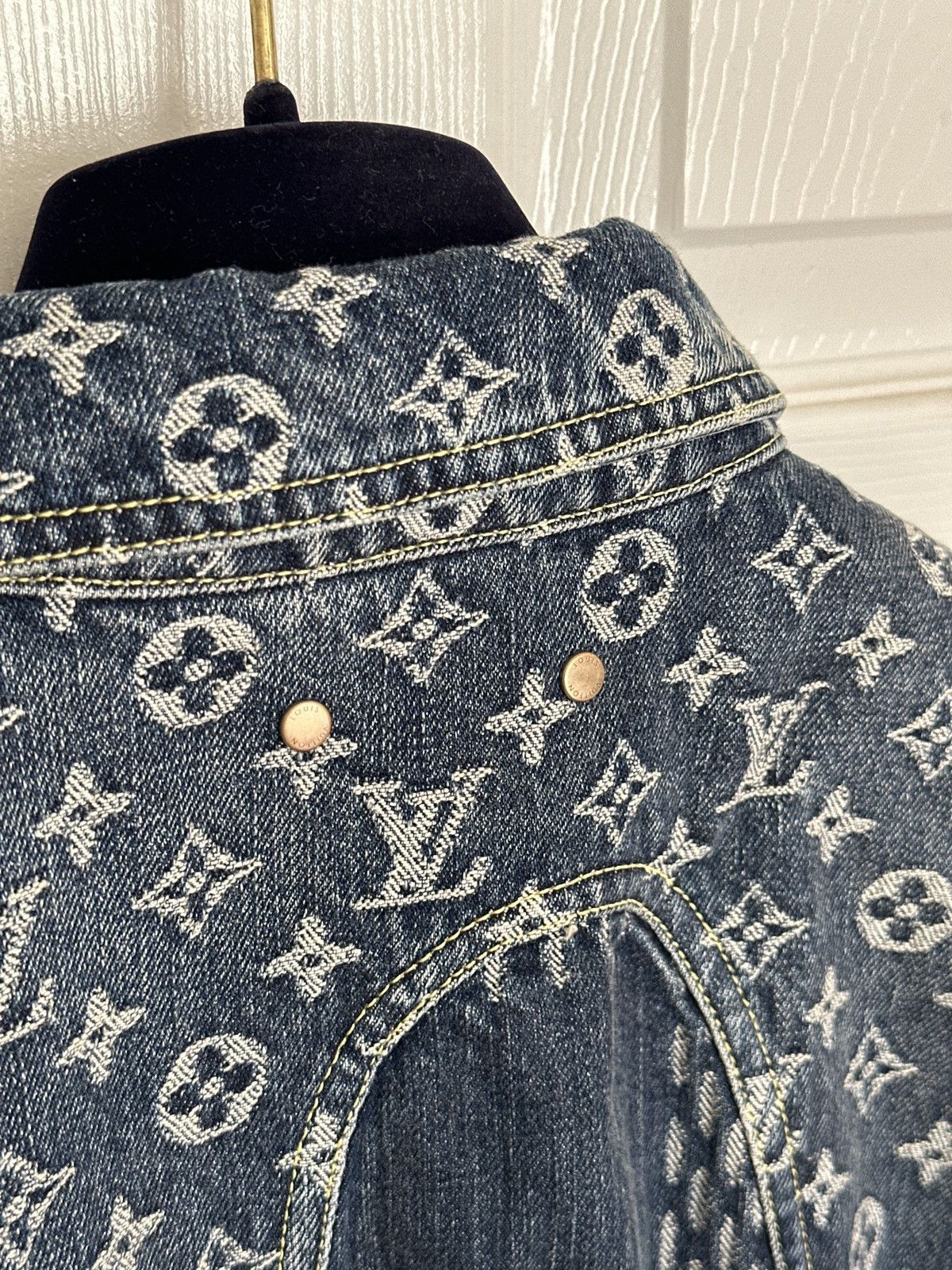 Louis Vuitton LV x Nigo Denim Jacket Size 50 Size US M / EU 48-50 / 2 - 8 Thumbnail