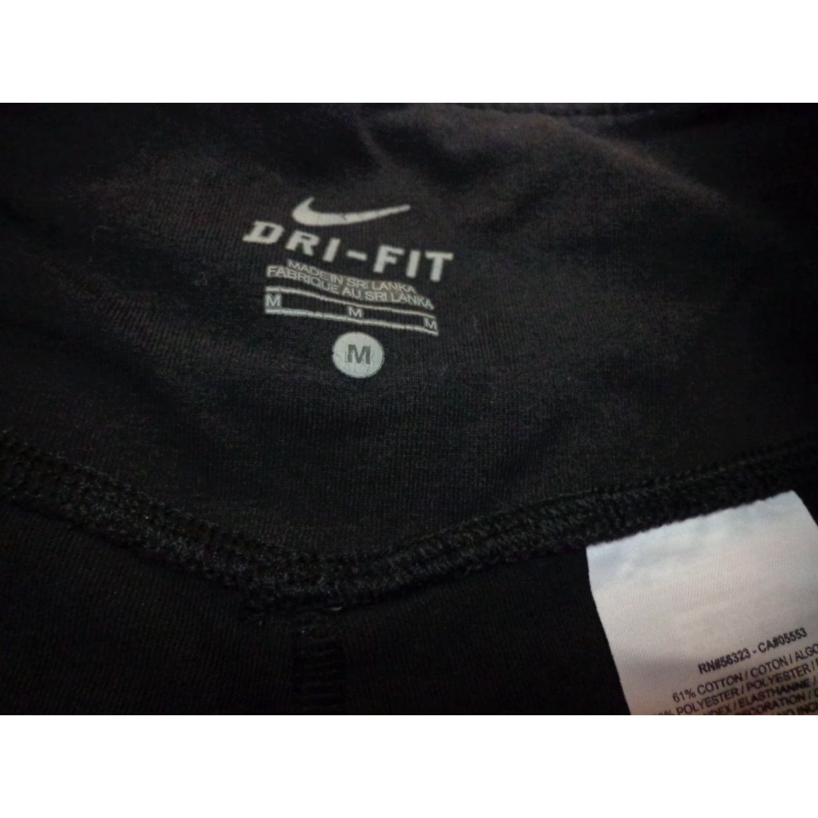 Nike Nike Dri-Fit Leggings Women's Black Medium Compression Leg Activewear Adult Womens Size 32" / US 10 / IT 46 - 2 Thumbnail