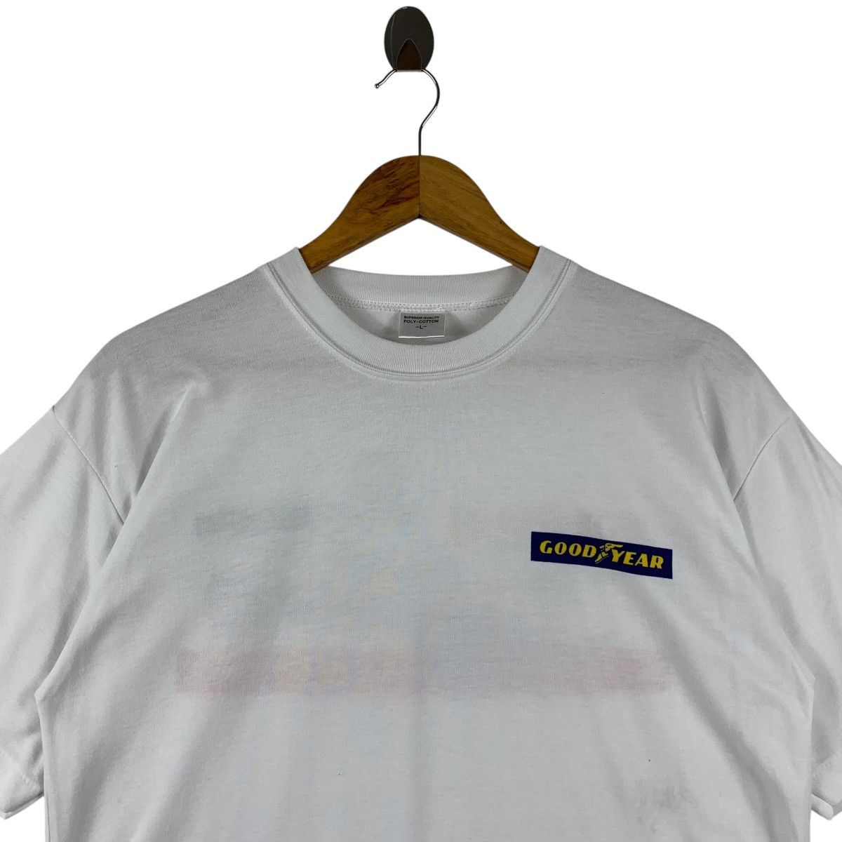 Japanese Brand Vintage GOODYEAR formula 1 racing white tee Size US L / EU 52-54 / 3 - 3 Thumbnail