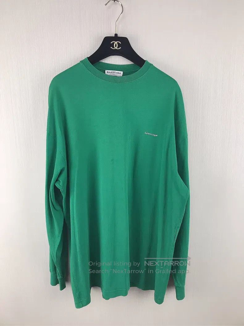 Balenciaga Balenciaga Small logo long-sleeved shirt Size US S / EU 44-46 / 1 - 1 Thumbnail