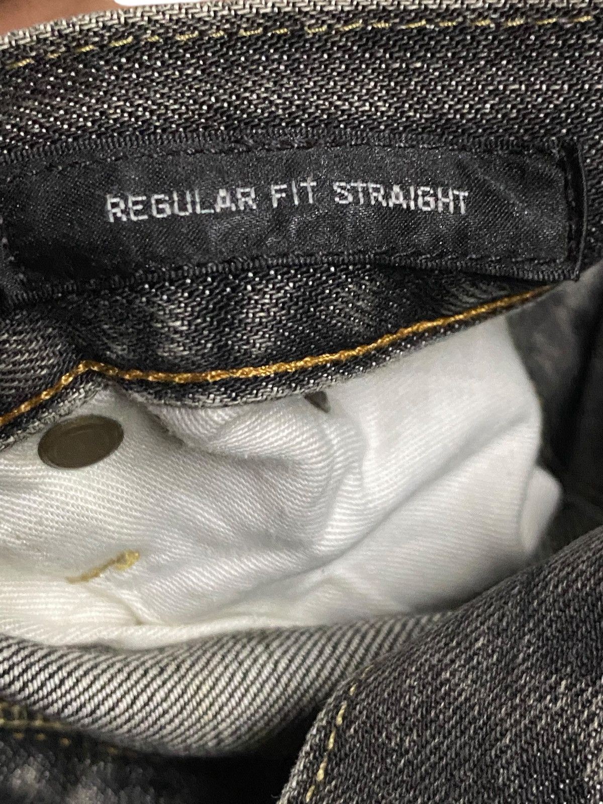 Jun Takahashi Black Denim Japanese Brand Uniqlo Jeans Faded Distressed Size US 32 / EU 48 - 10 Thumbnail