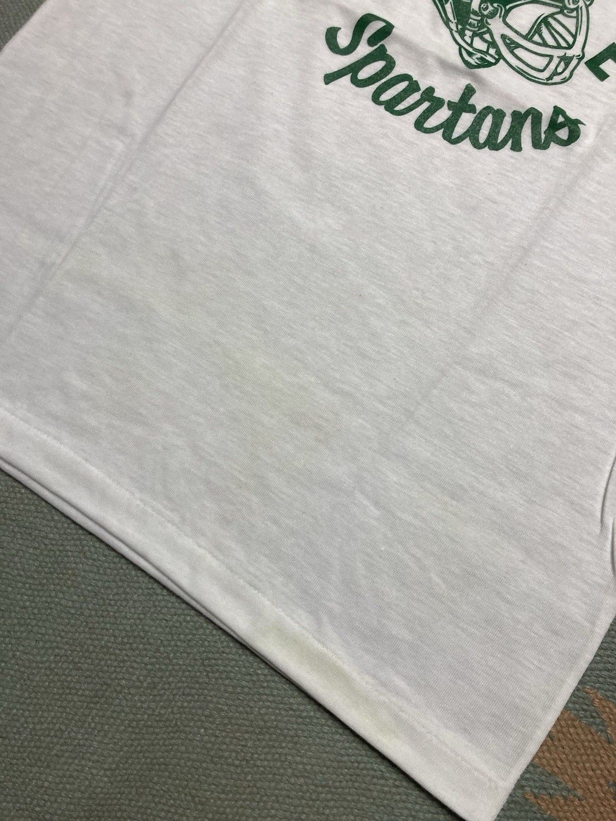Vintage 70s graphic t shirt Michigan state university MSU football M Size US M / EU 48-50 / 2 - 3 Thumbnail