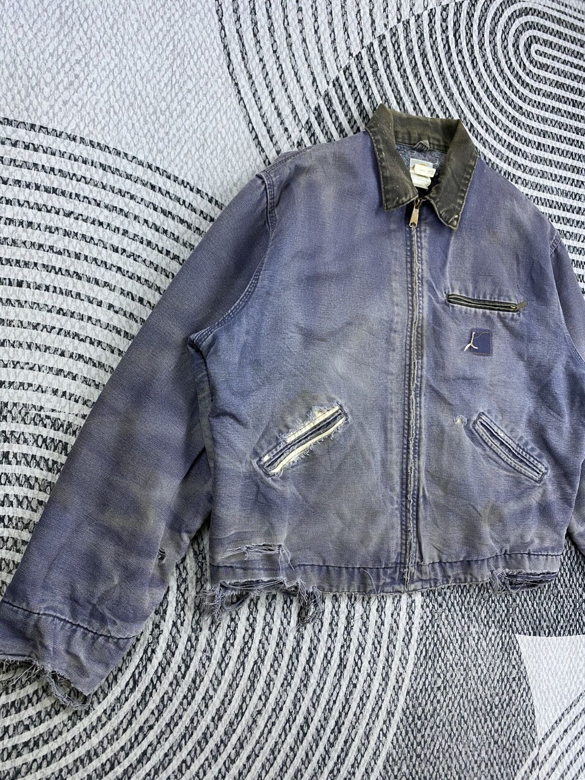 Carhartt Vintage Carhart J64 PTL Distressed Detroit Jacket Size US XL / EU 56 / 4 - 3 Thumbnail