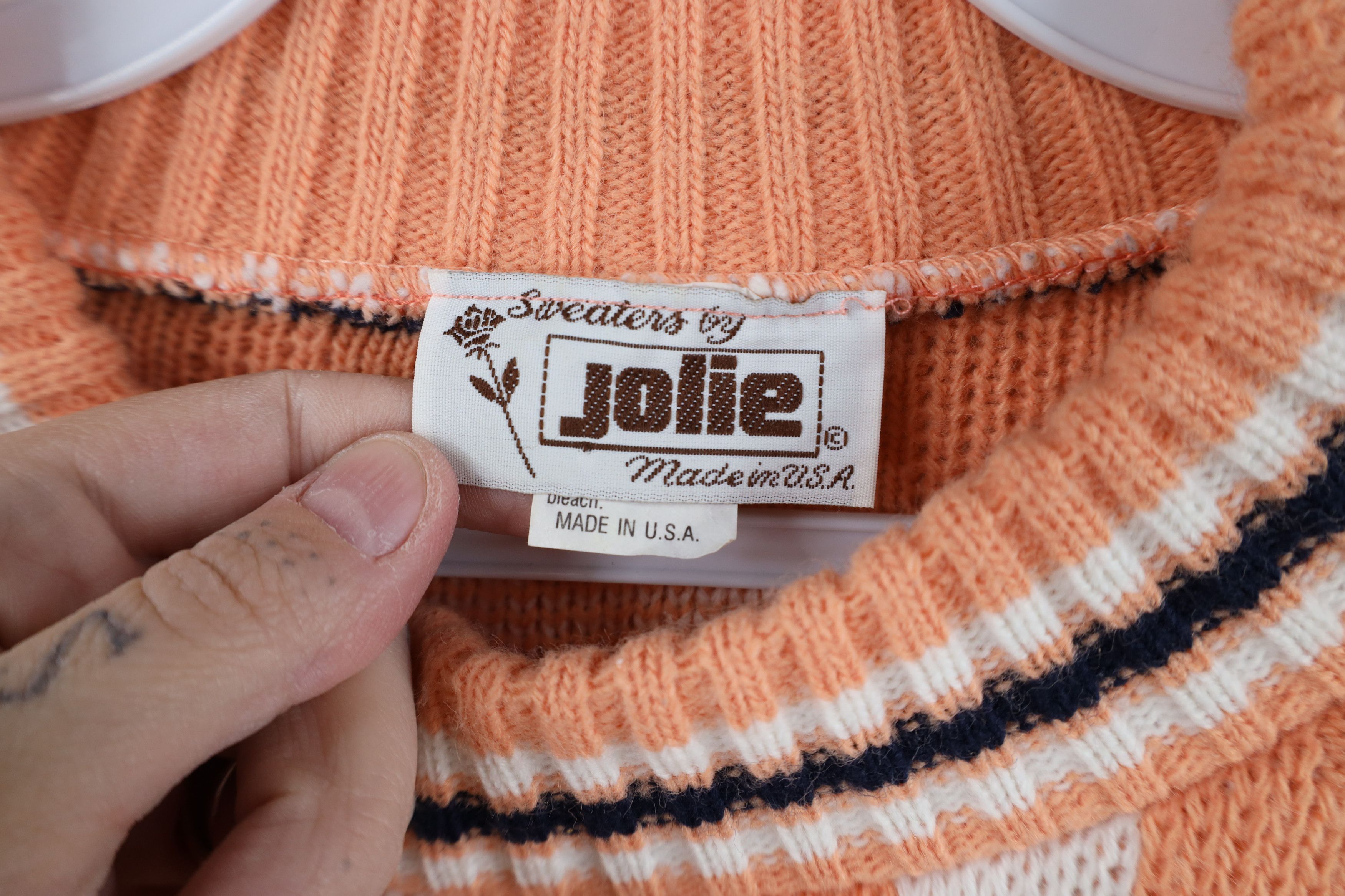 Vintage Vintage 90s Streetwear Ribbed Knit Crewneck Sweater USA Size L / US 10 / IT 46 - 4 Thumbnail