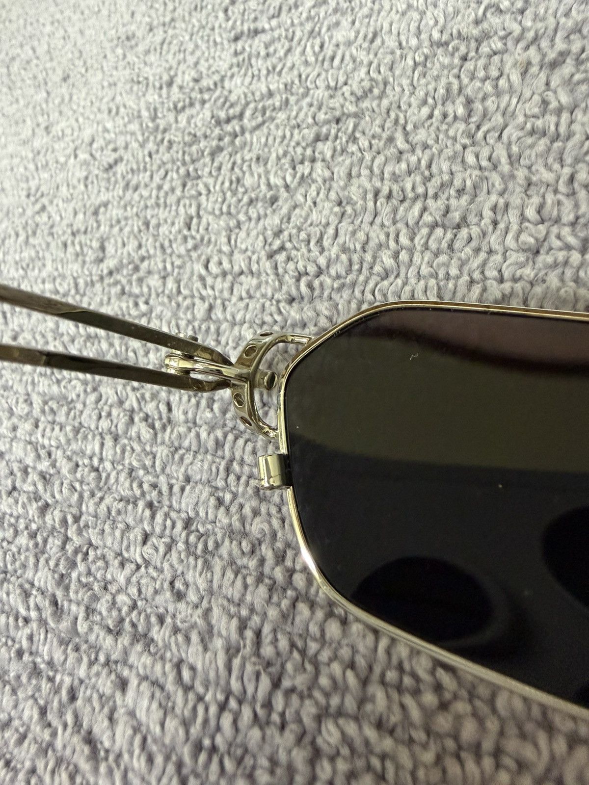 Jean Paul Gaultier Jean Paul Gaultier 56-0005 Silver 90's Sunglasses Size ONE SIZE - 4 Thumbnail