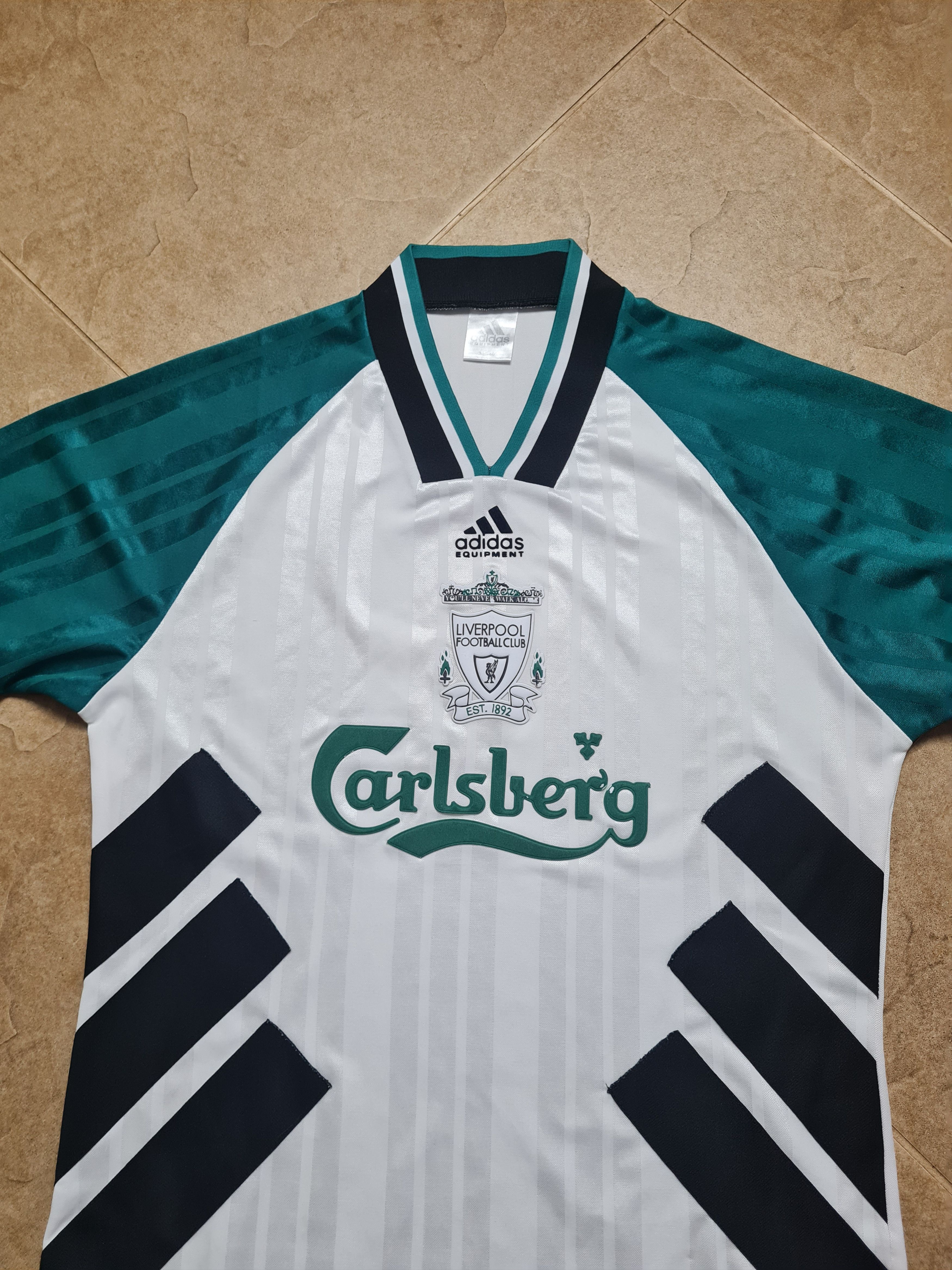 Adidas Football Jersey Liverpool Adidas 1993/1994 Away Soccer Shirt Size US S / EU 44-46 / 1 - 14 Thumbnail