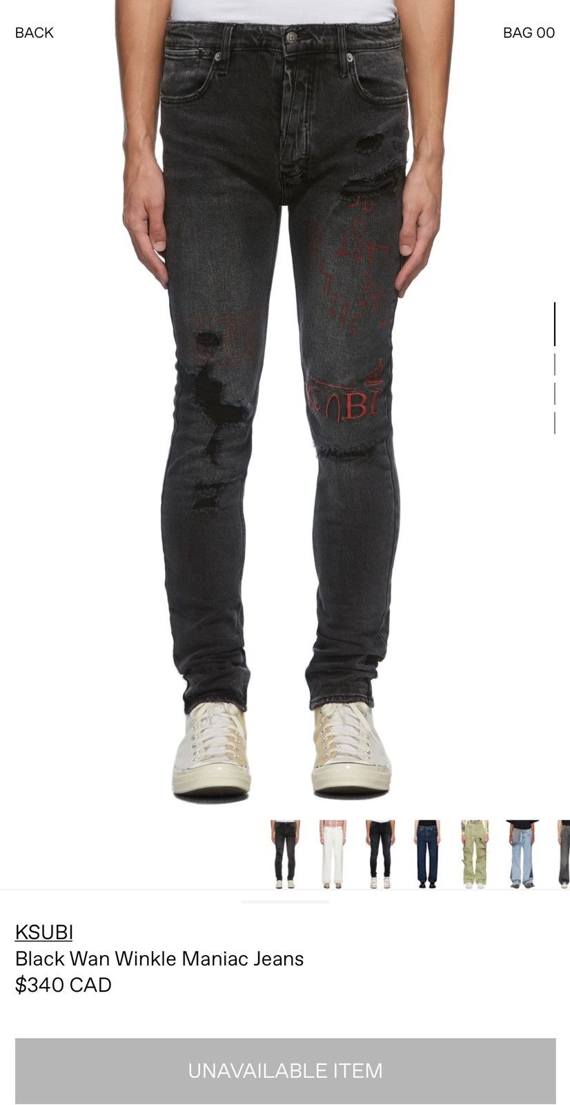 Ksubi Ksubi Van Winkle Jeans Size US 29 - 4 Thumbnail