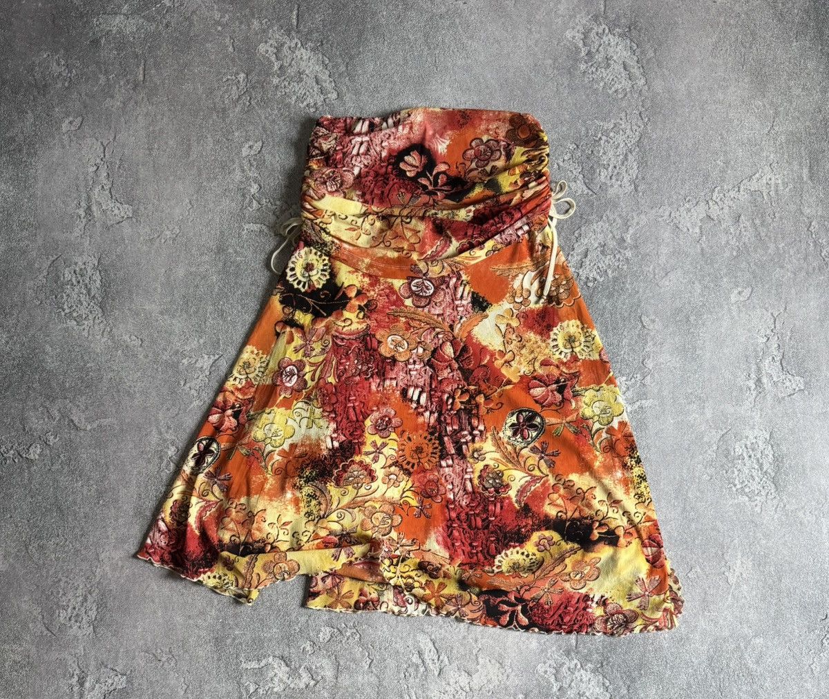 Other Taifun Retro mesh long flared skirt style save the Queen Y2K Size 26" / US 2 / IT 38 - 12 Thumbnail
