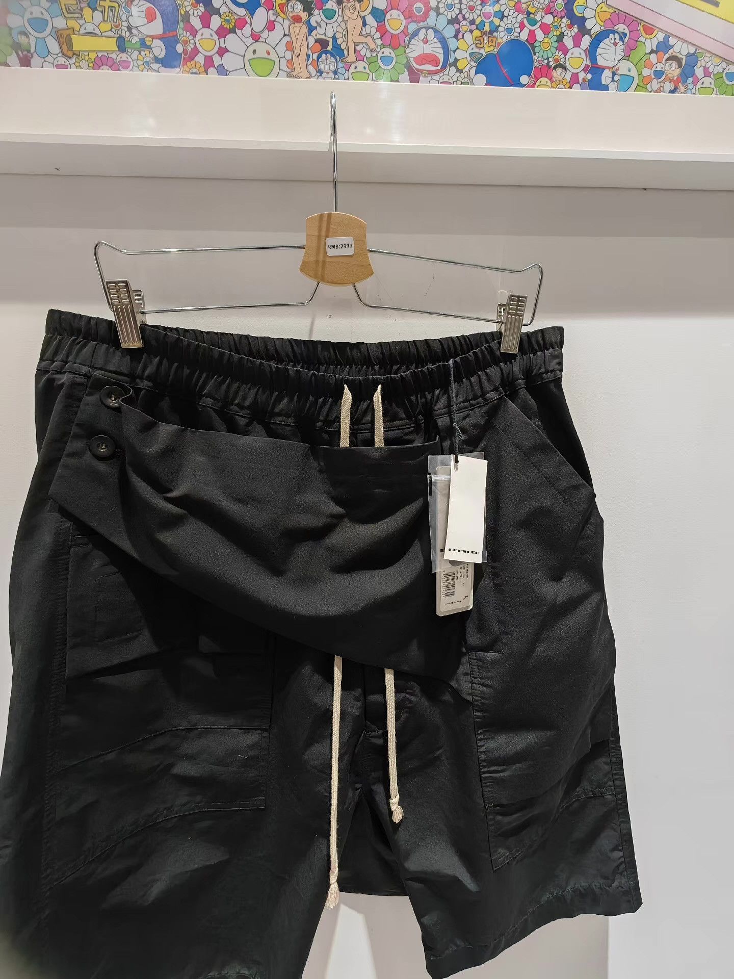 Rick Owens Rick Owens DRKSHDW Placket Shorts Q15 Size US 36 / EU 52 - 4 Thumbnail