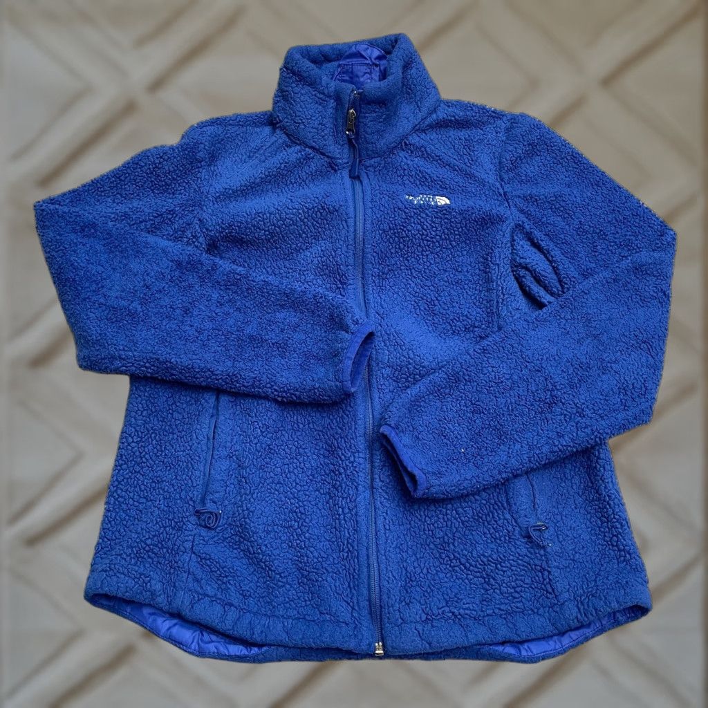 The North Face The North Face Jacket Womens Small Blue Full Zip Pockets Outdoor Hiking | Regular Fit | 1/4 Zip | Pockets | Polyester Lining | Solid Pattern Size S / US 4 / IT 40 - 1 Thumbnail