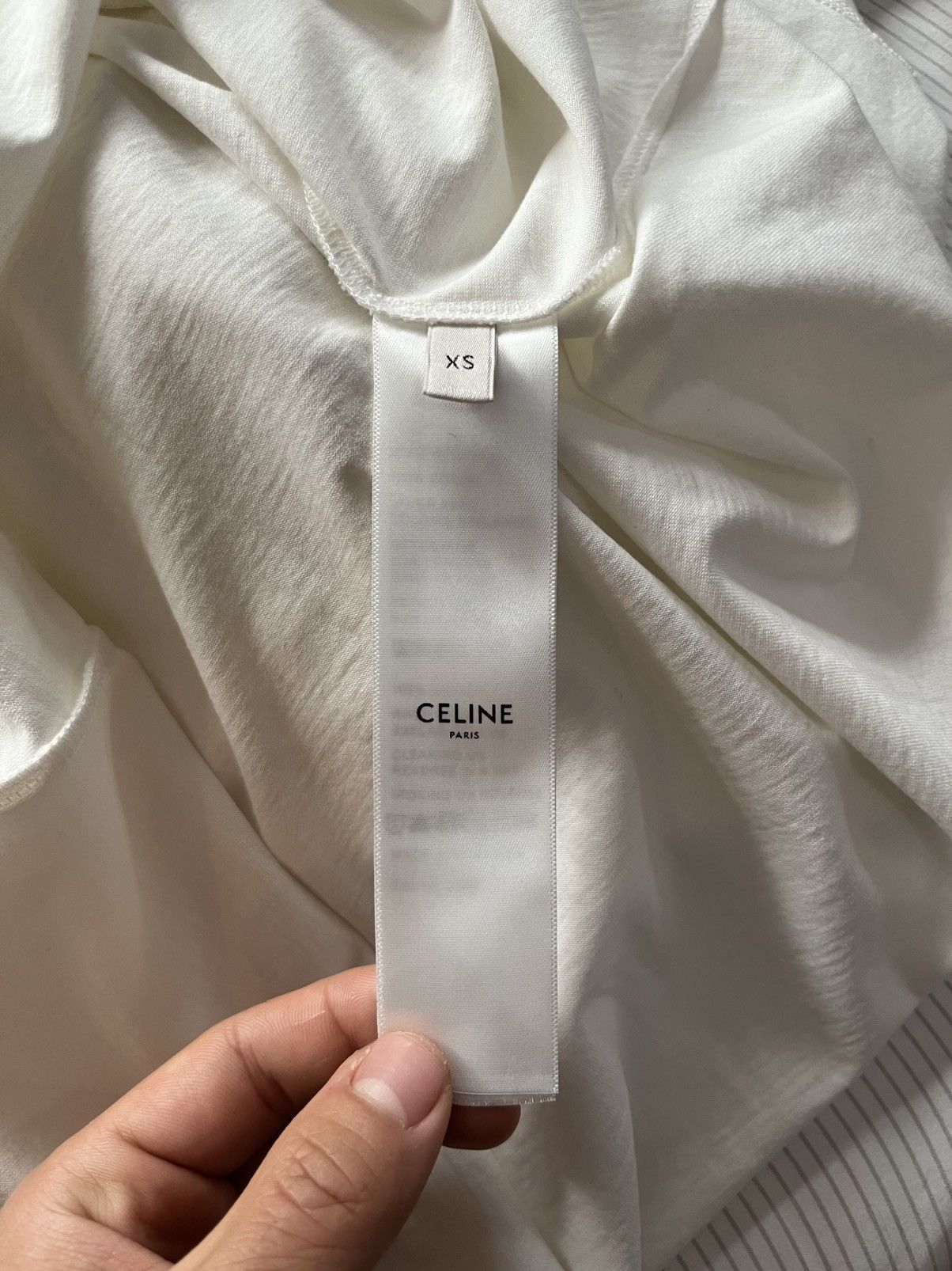 Celine Hedi Slimane Celine Blason loose t shirt Size US XS / EU 42 / 0 - 4 Thumbnail