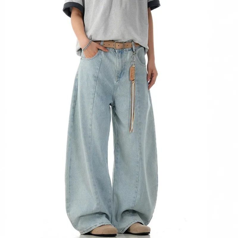 Jean American Wide Leg Loose Jeans Size US 33 - 1 Thumbnail