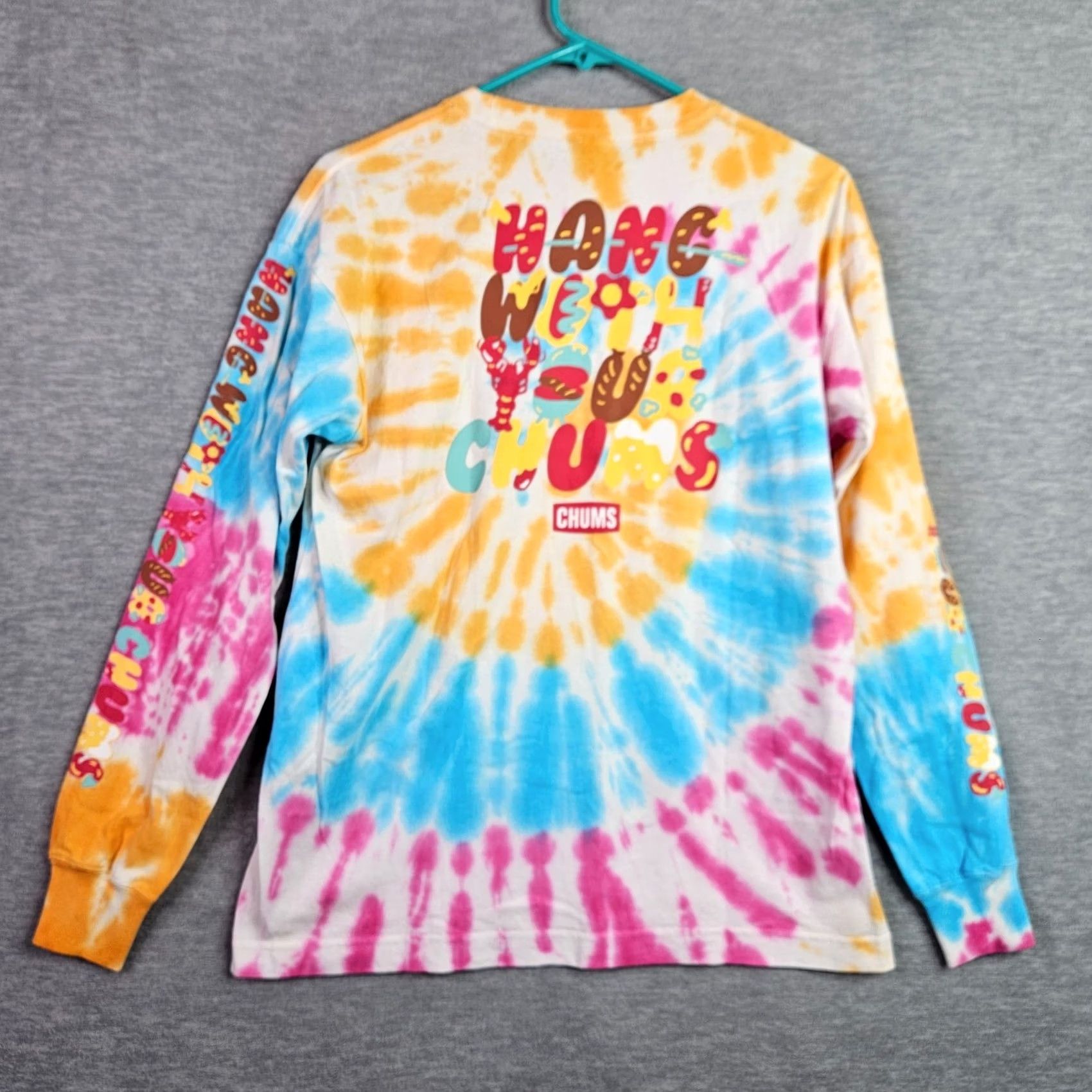 Chums CHUMS Apparel Shirt Womens M Tie Dye Long Sleeve Size Multicolor Graphic Casual Tee Size M / US 6-8 / IT 42-44 - 2 Thumbnail