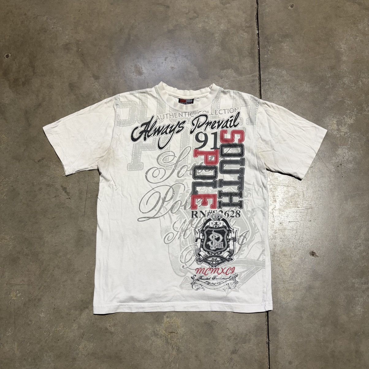 Southpole Vintage SouthPole T shirt AOP Hip Hop Logo Skater Y2K Size US L / EU 52-54 / 3 - 1 Thumbnail