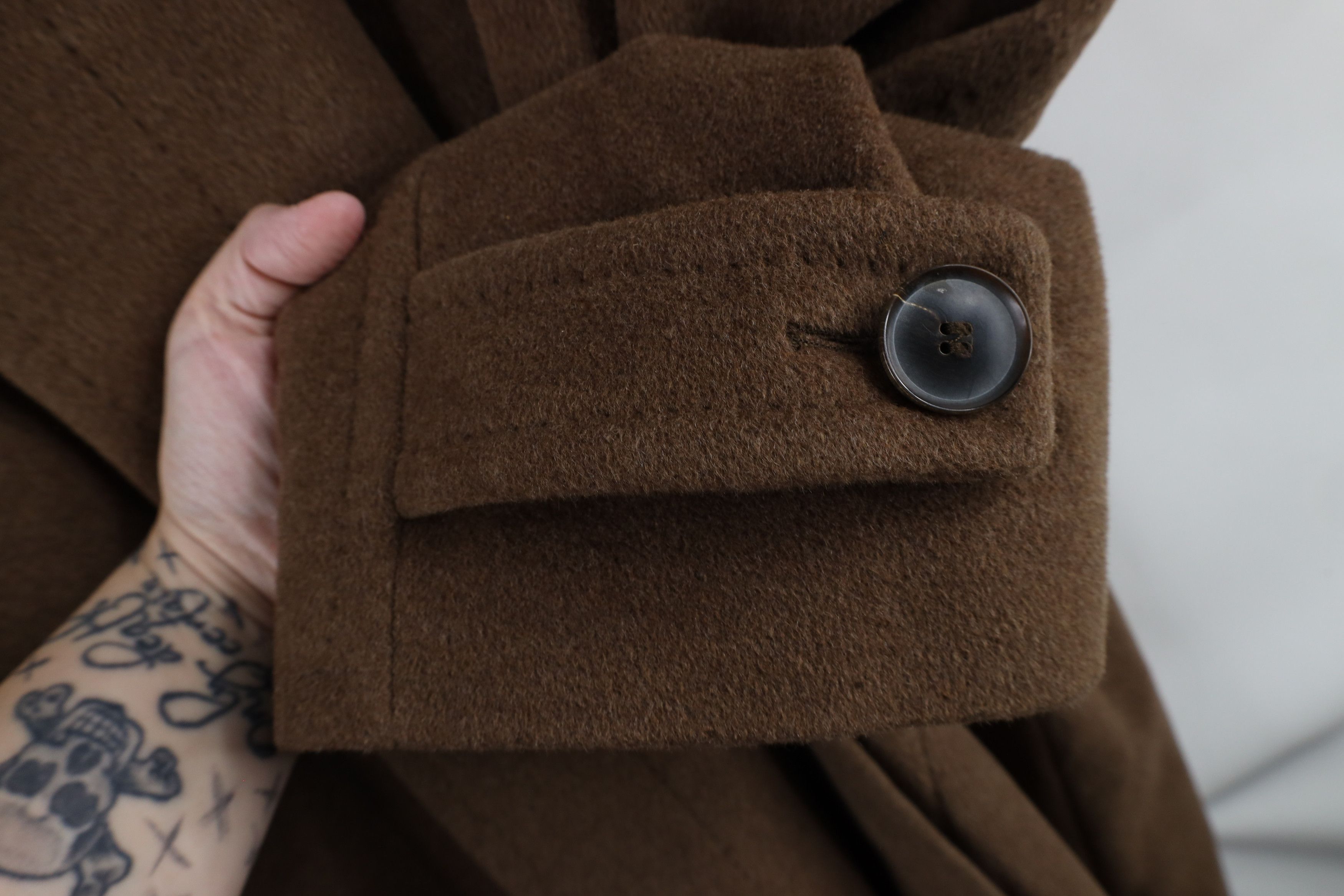 Hugo Boss × Vintage Vintage Hugo Boss Angora Blend Full Length Overcoat Jacket Size US XXL / EU 58 / 5 - 6 Thumbnail