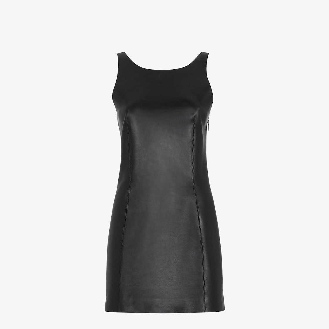 Fendi o1w1db10325 FPB642 Mini Dress in Black Size XL / US 12-14 / IT 48-50 - 1 Thumbnail