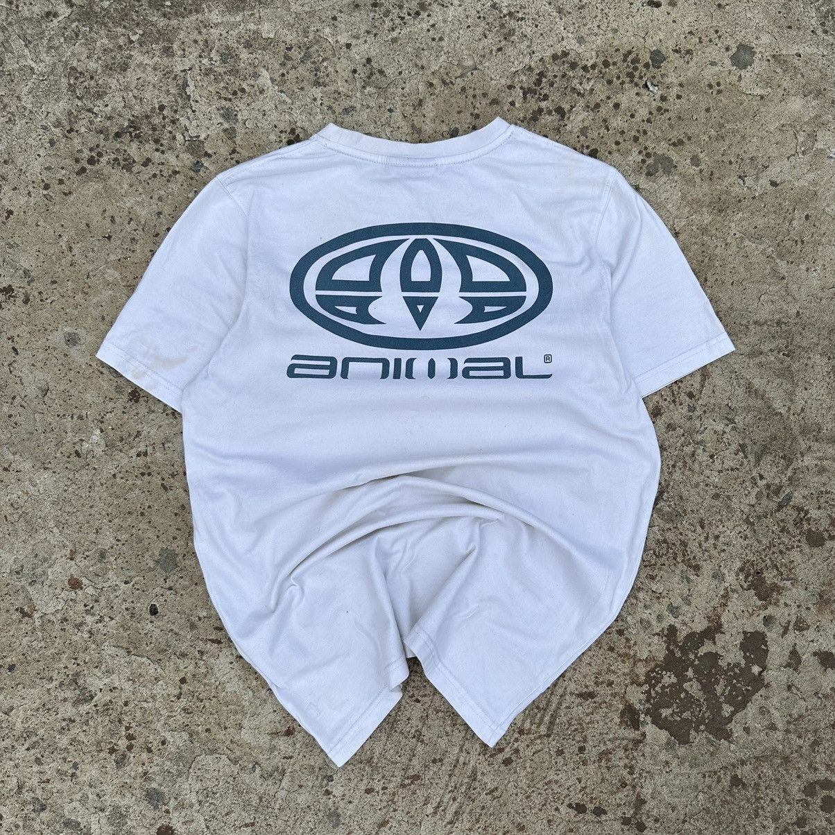 Vintage Vintage Animal T-shirts Big Logo Skate Wear Y2K 00s Size US S / EU 44-46 / 1 - 1 Thumbnail