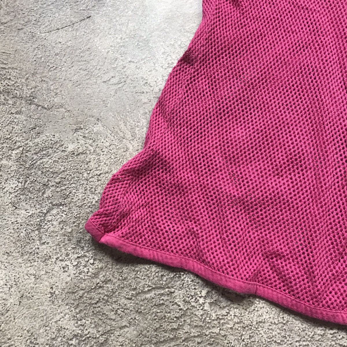 Vintage Vintage Y2K Mesh Tee Sun Faded Pink Streetwear Skate Small Size S / US 4 / IT 40 - 4 Thumbnail