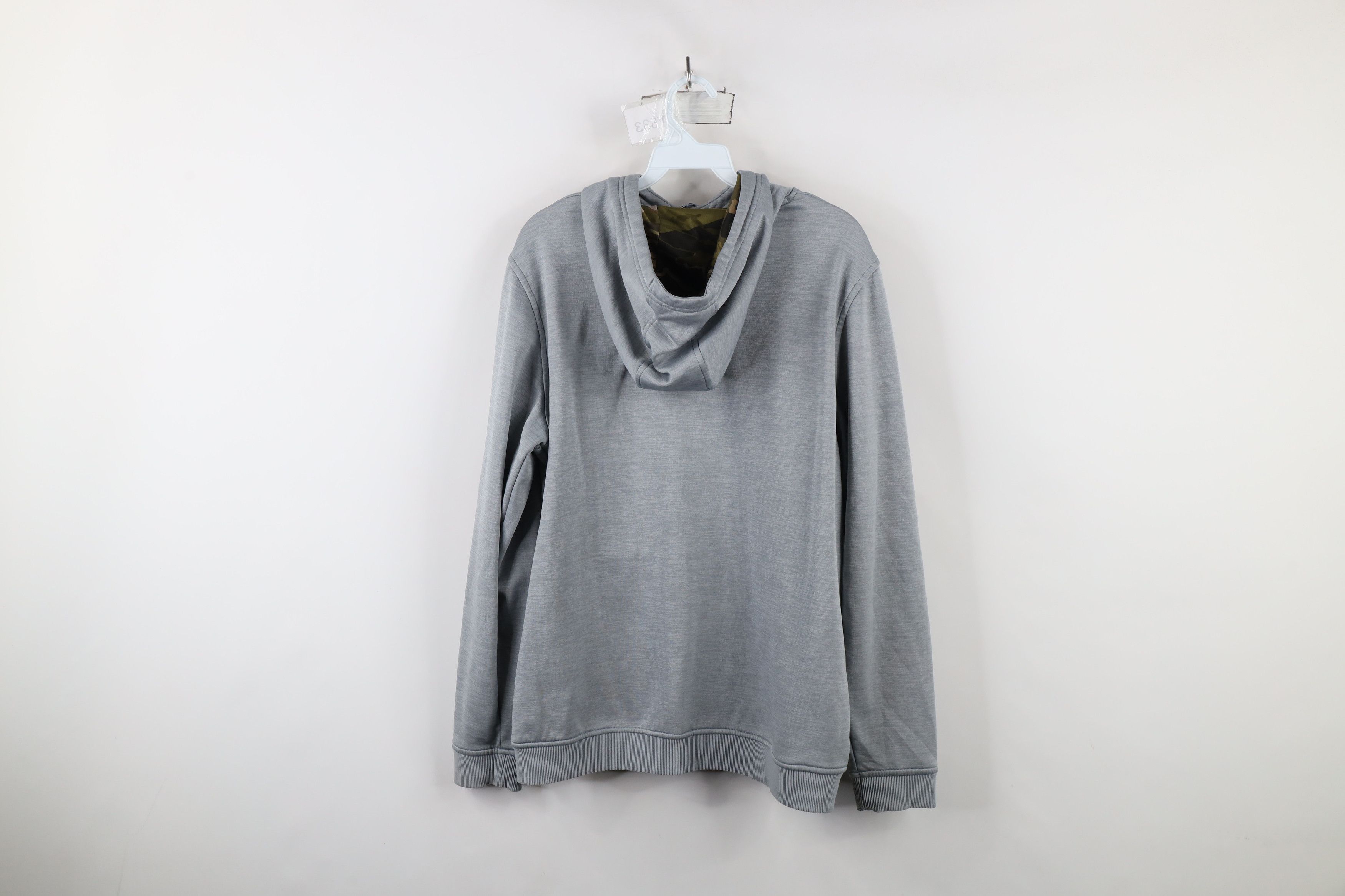 Under Armour × Vintage Under Armour Spell Out Camouflage Hoodie Sweatshirt Gray Size US M / EU 48-50 / 2 - 12 Thumbnail