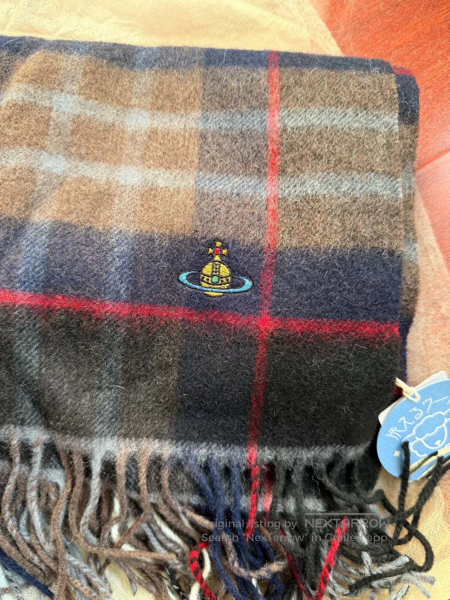 Vivienne Westwood Vivienne Westwood Wool Saturn Logo Scarf. Size ONE SIZE - 1 Thumbnail