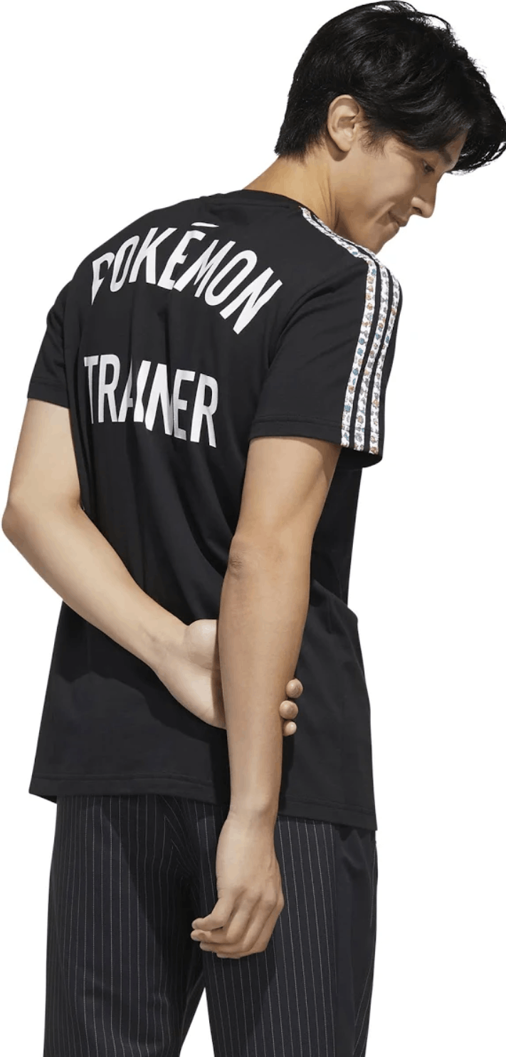 Adidas × Pokemon Pokémon x Adidas Trainer Pixeled Shirt Tee Black Medium DS Size US M / EU 48-50 / 2 - 1 Thumbnail