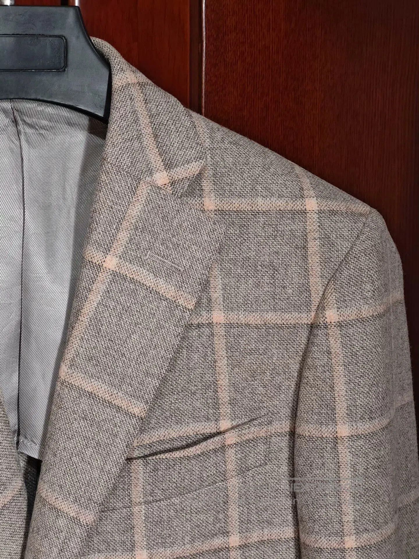 Luciano Barbera Carlo Barbera Flannel Half-Lined Blazer. Size US M / EU 48-50 / 2 - 2 Thumbnail