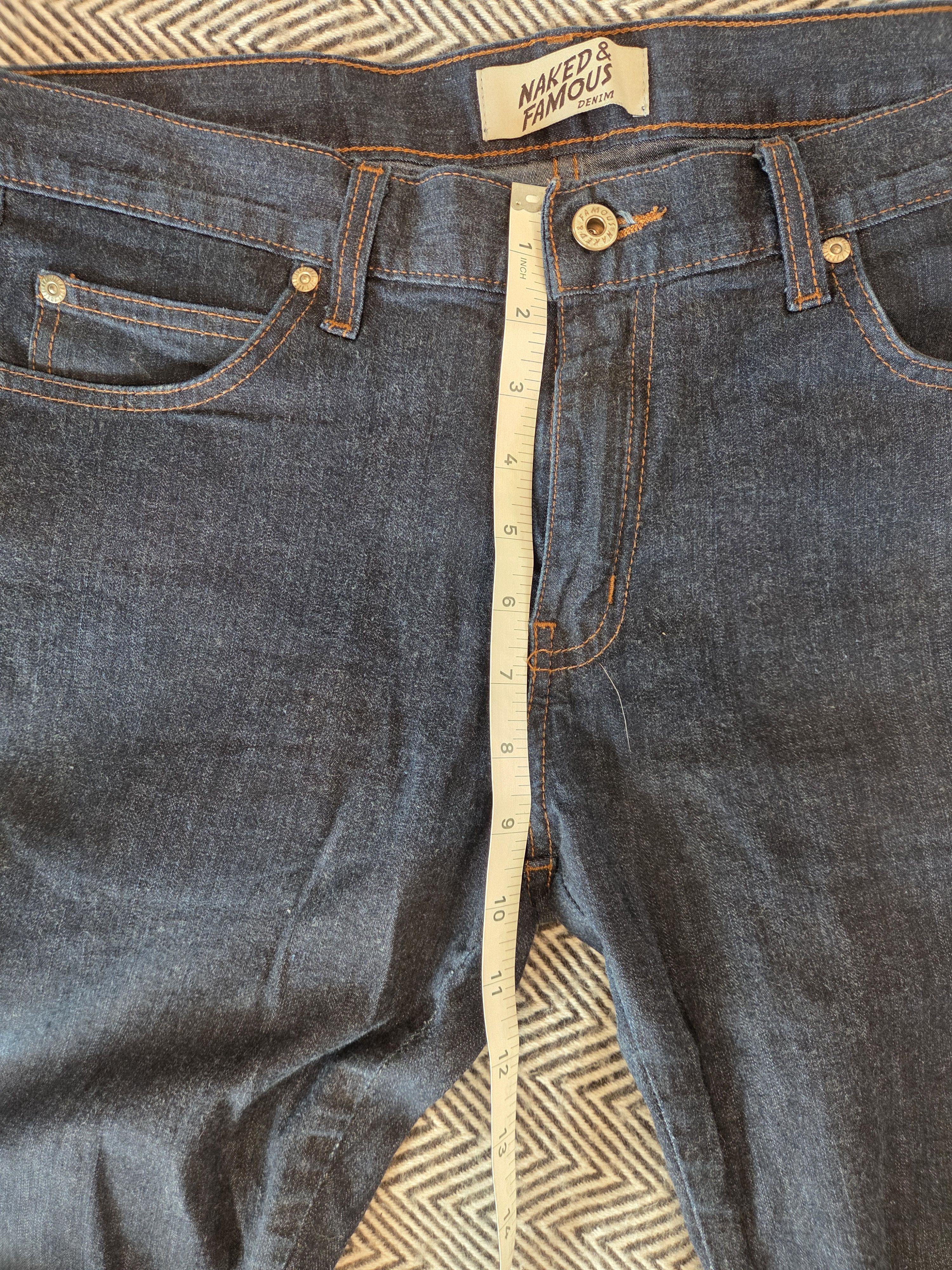 Naked & Famous Whisper Stretch Denim Size US 34 / EU 50 - 6 Thumbnail