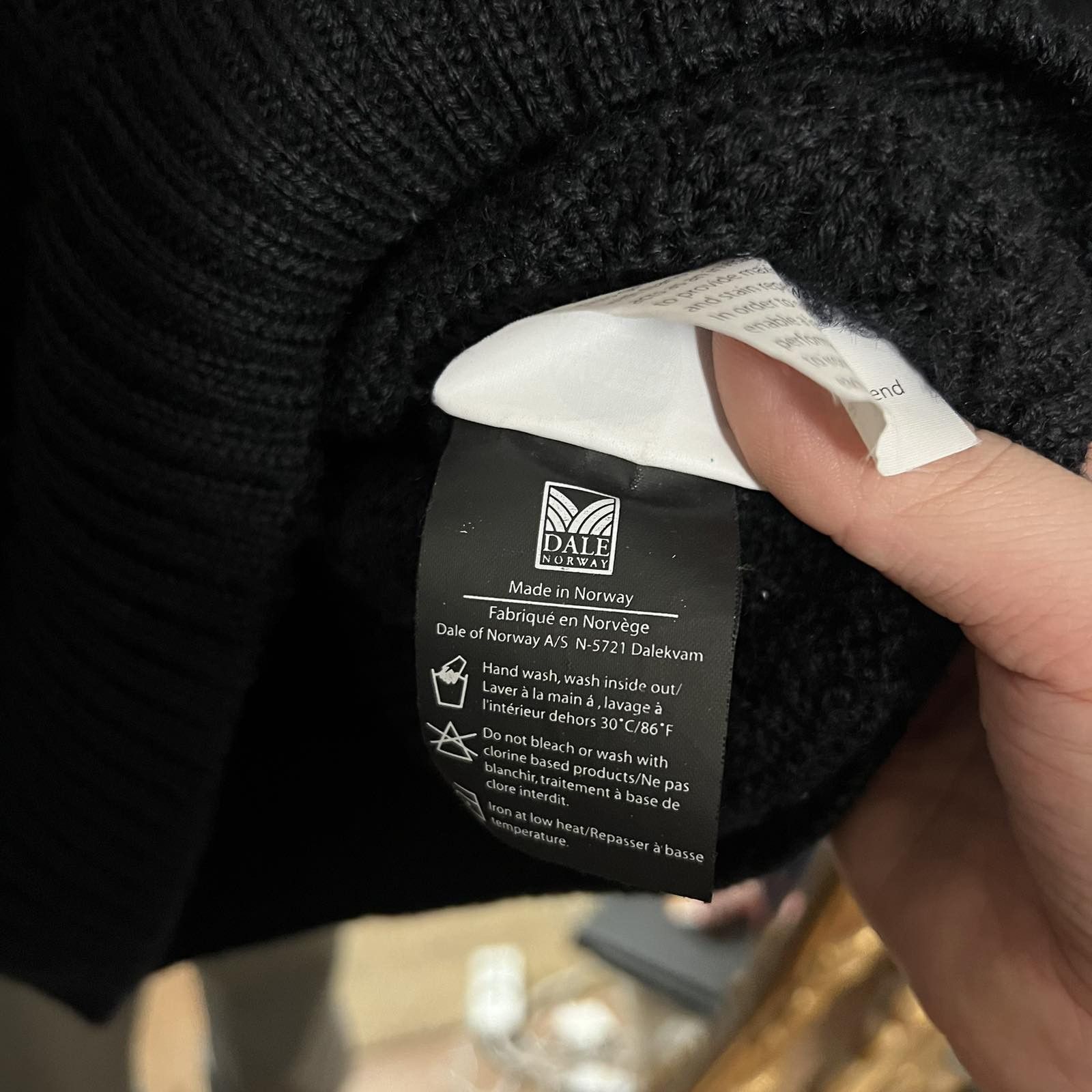 Dale Of Norway Dale of Norway 1/4 Quater Zip Wool Black Sweater Sz S Size US S / EU 44-46 / 1 - 6 Thumbnail