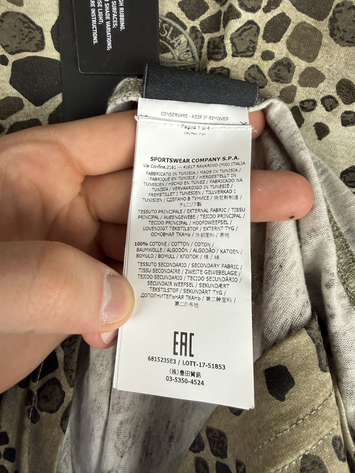 Stone Island Stone Island Alligator Camo longsleeve crewneck new with tag Size US L / EU 52-54 / 3 - 10 Thumbnail